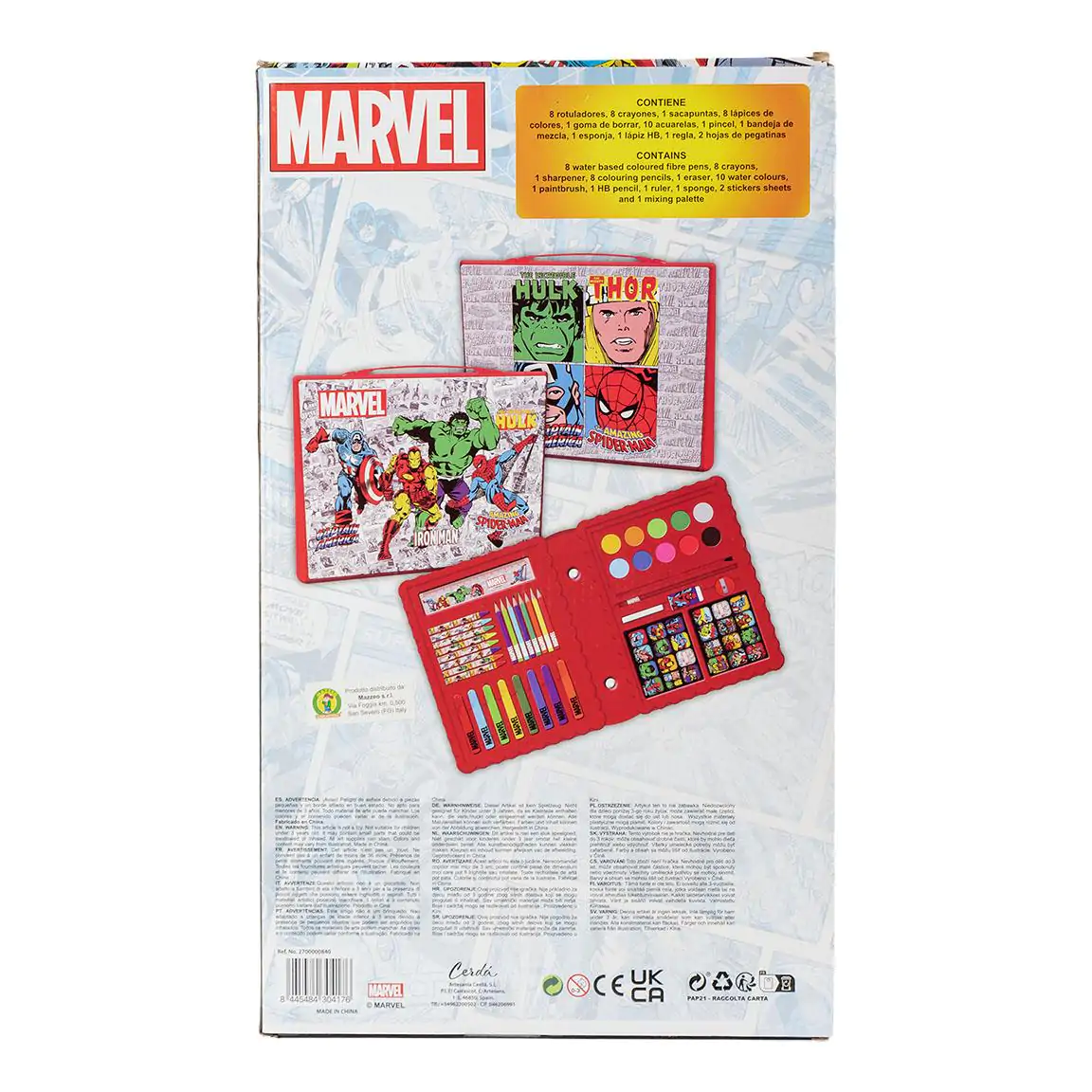 Marvel Súprava písacích potrieb na vyfarbovanie produktová fotografia