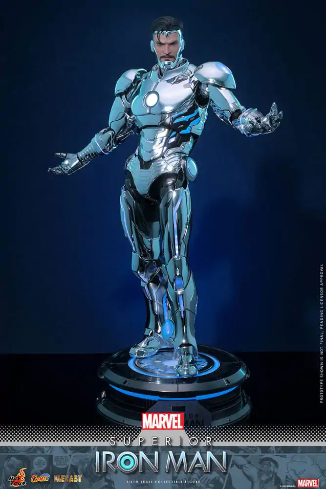 Marvel Comic Diecast Masterpiece akčná figúrka 1/6 Superior Iron Man 32 cm produktová fotografia