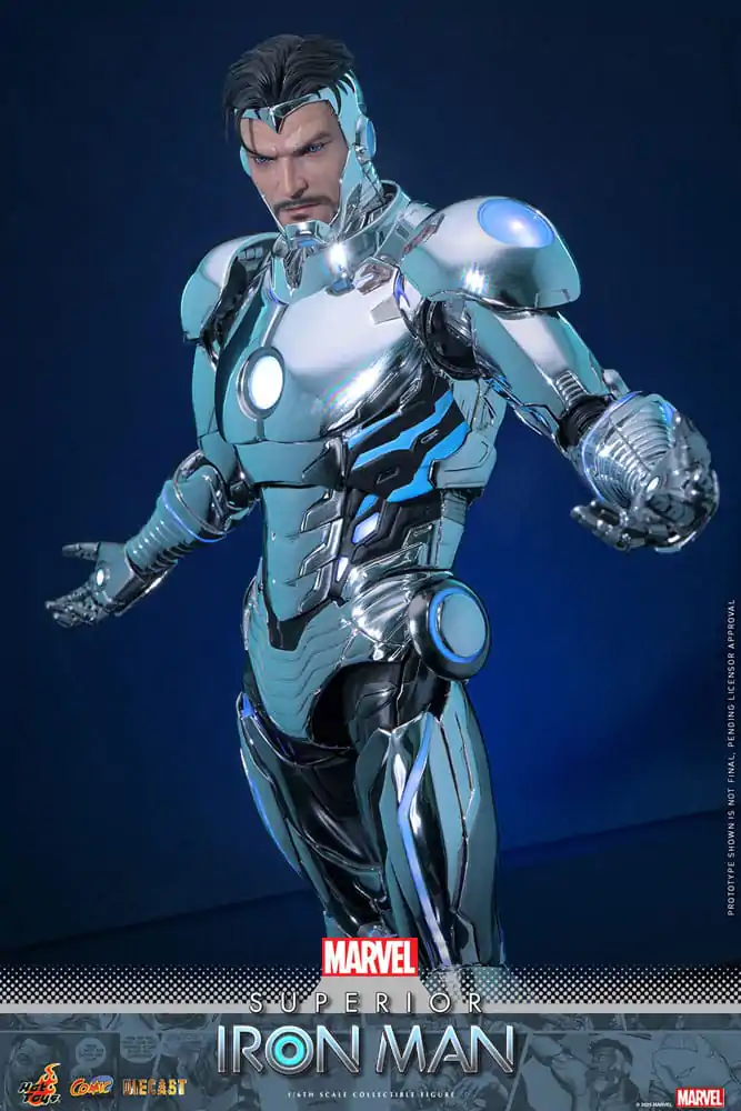 Marvel Comic Diecast Masterpiece akčná figúrka 1/6 Superior Iron Man 32 cm produktová fotografia