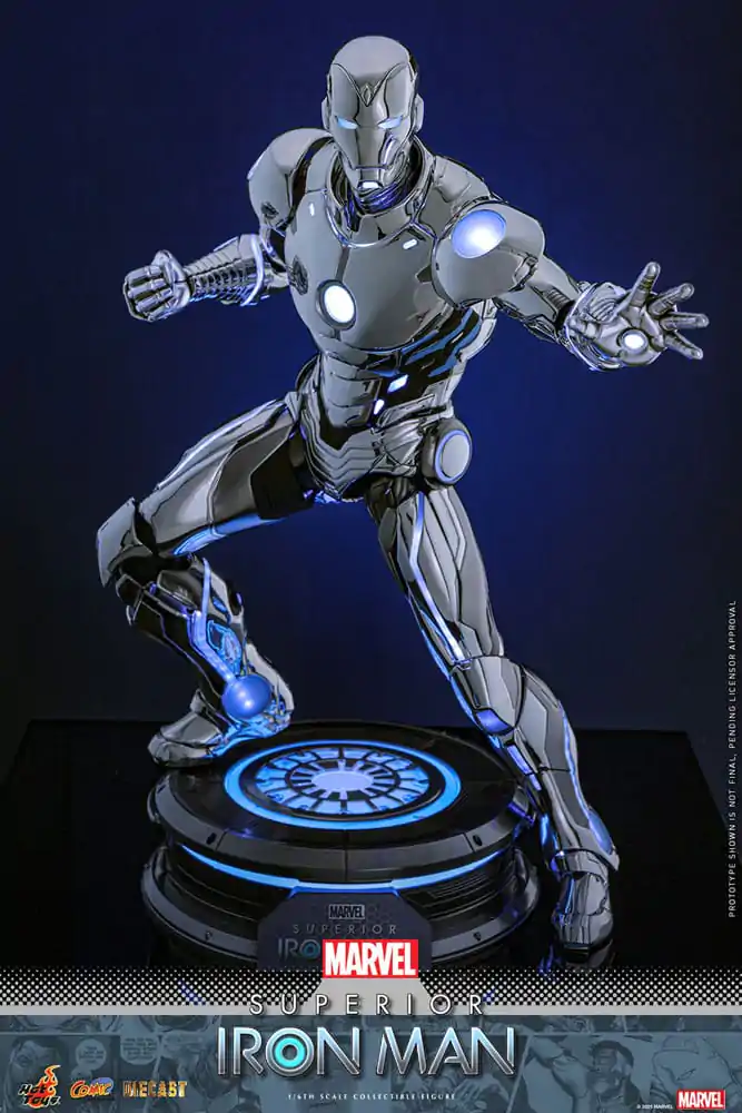 Marvel Comic Diecast Masterpiece akčná figúrka 1/6 Superior Iron Man 32 cm produktová fotografia