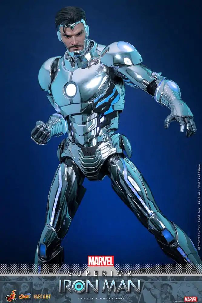 Marvel Comic Diecast Masterpiece akčná figúrka 1/6 Superior Iron Man 32 cm produktová fotografia
