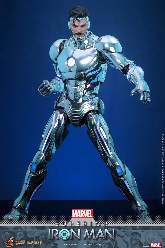 Marvel Comic Diecast Masterpiece akčná figúrka 1/6 Superior Iron Man 32 cm produktová fotografia