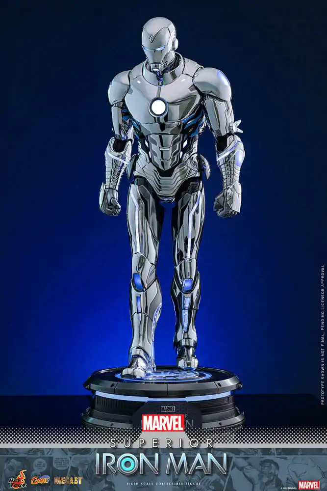 Marvel Comic Diecast Masterpiece akčná figúrka 1/6 Superior Iron Man 32 cm produktová fotografia