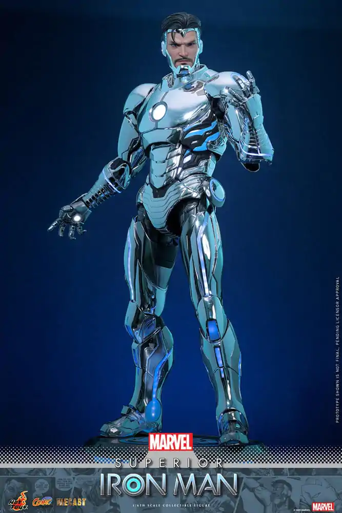 Marvel Comic Diecast Masterpiece akčná figúrka 1/6 Superior Iron Man 32 cm produktová fotografia