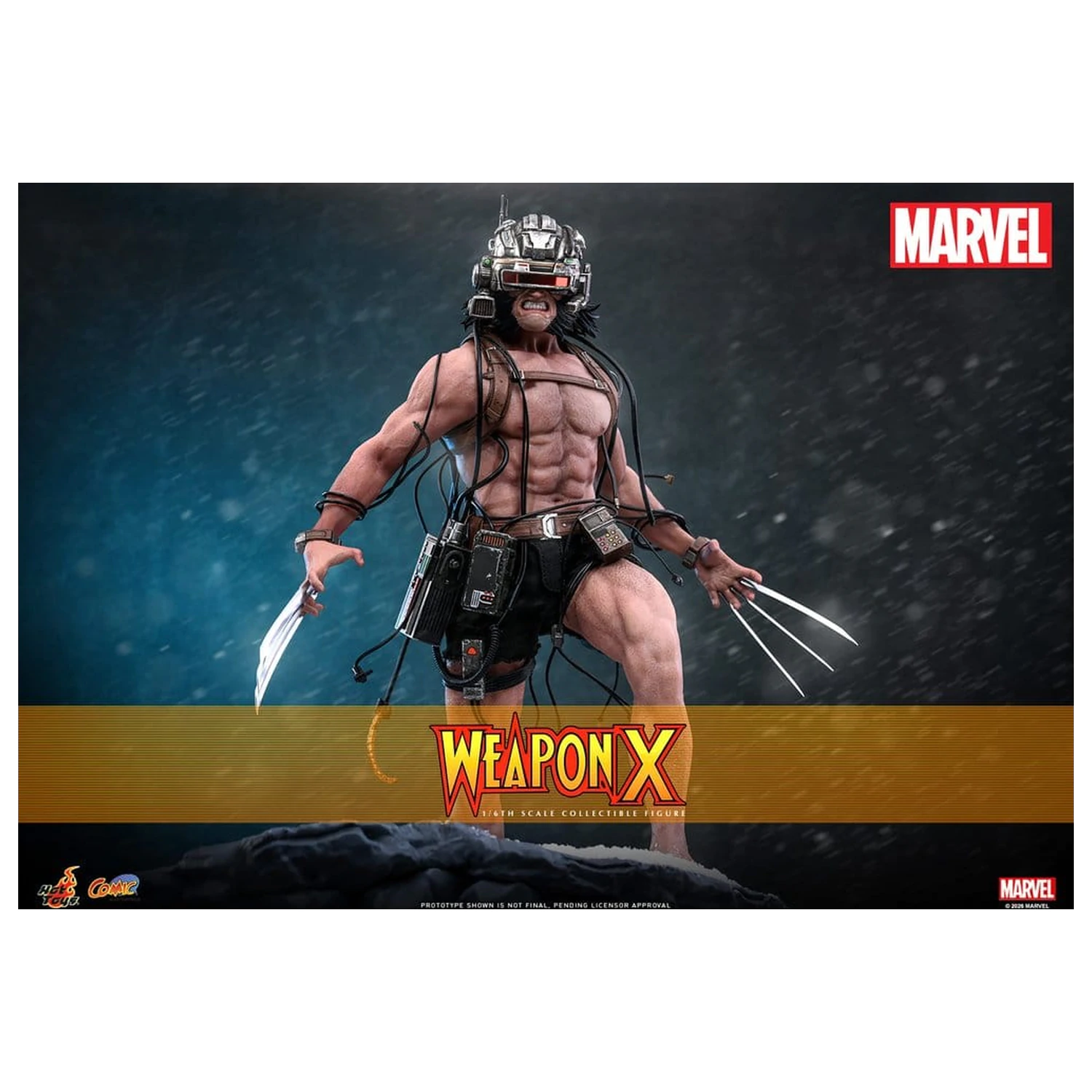 Marvel Comic Masterpiece akčná figúrka 1/6 Weapon X 31 cm produktová fotografia