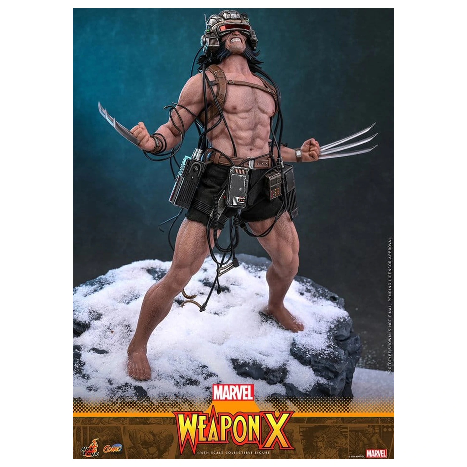 Marvel Comic Masterpiece akčná figúrka 1/6 Weapon X 31 cm produktová fotografia