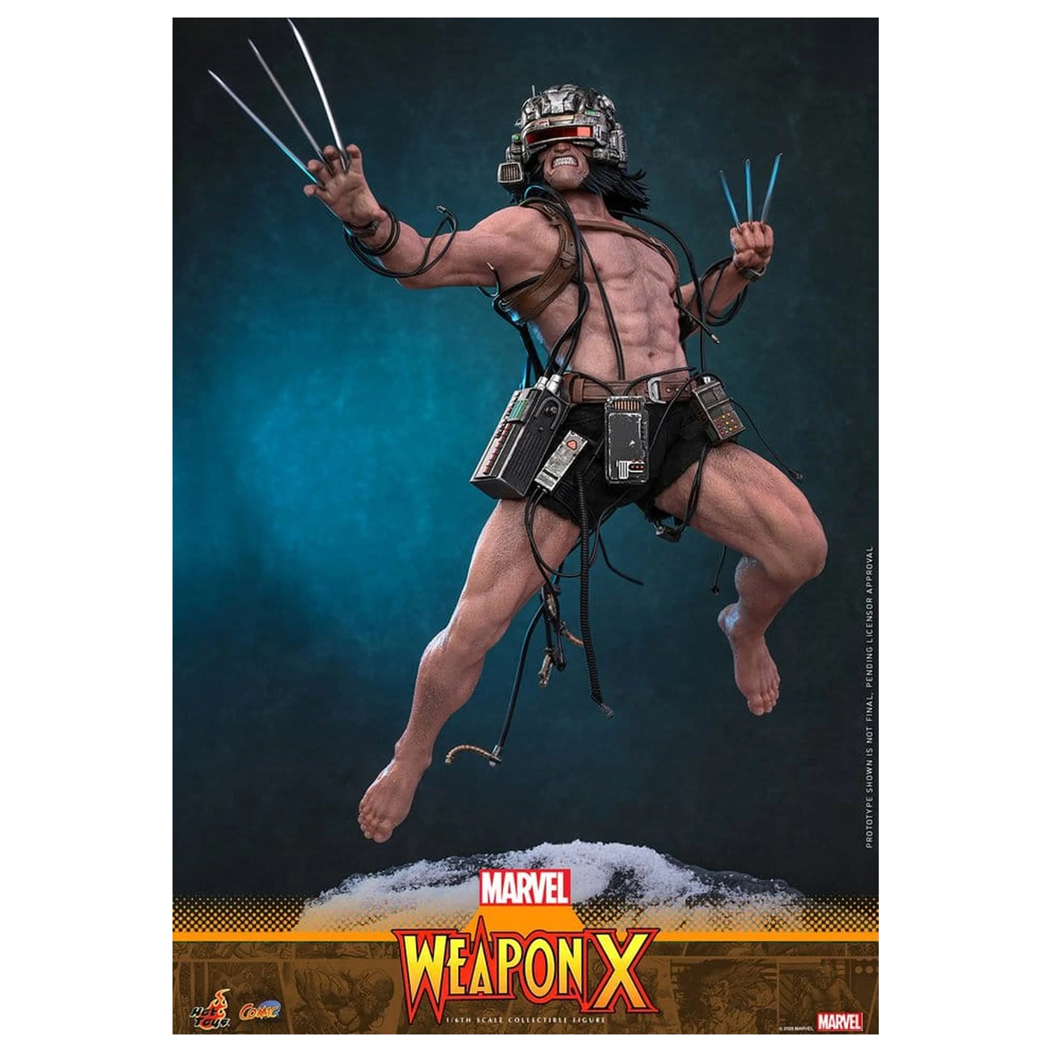 Marvel Comic Masterpiece akčná figúrka 1/6 Weapon X 31 cm produktová fotografia