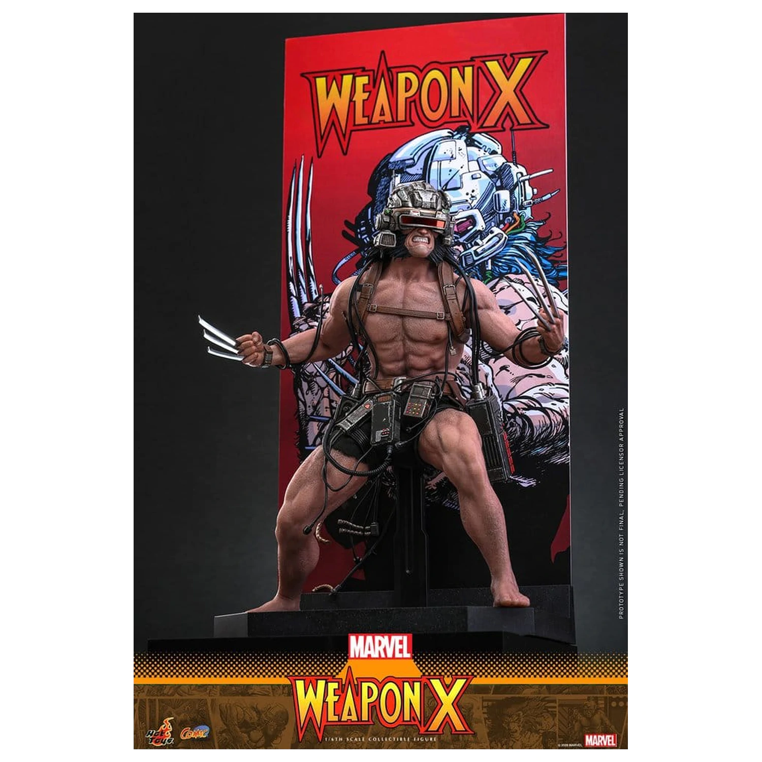 Marvel Comic Masterpiece akčná figúrka 1/6 Weapon X 31 cm produktová fotografia