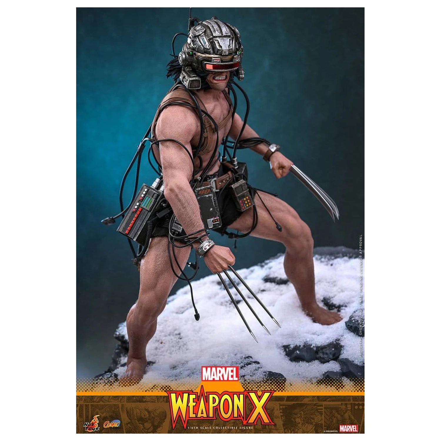 Marvel Comic Masterpiece akčná figúrka 1/6 Weapon X 31 cm produktová fotografia