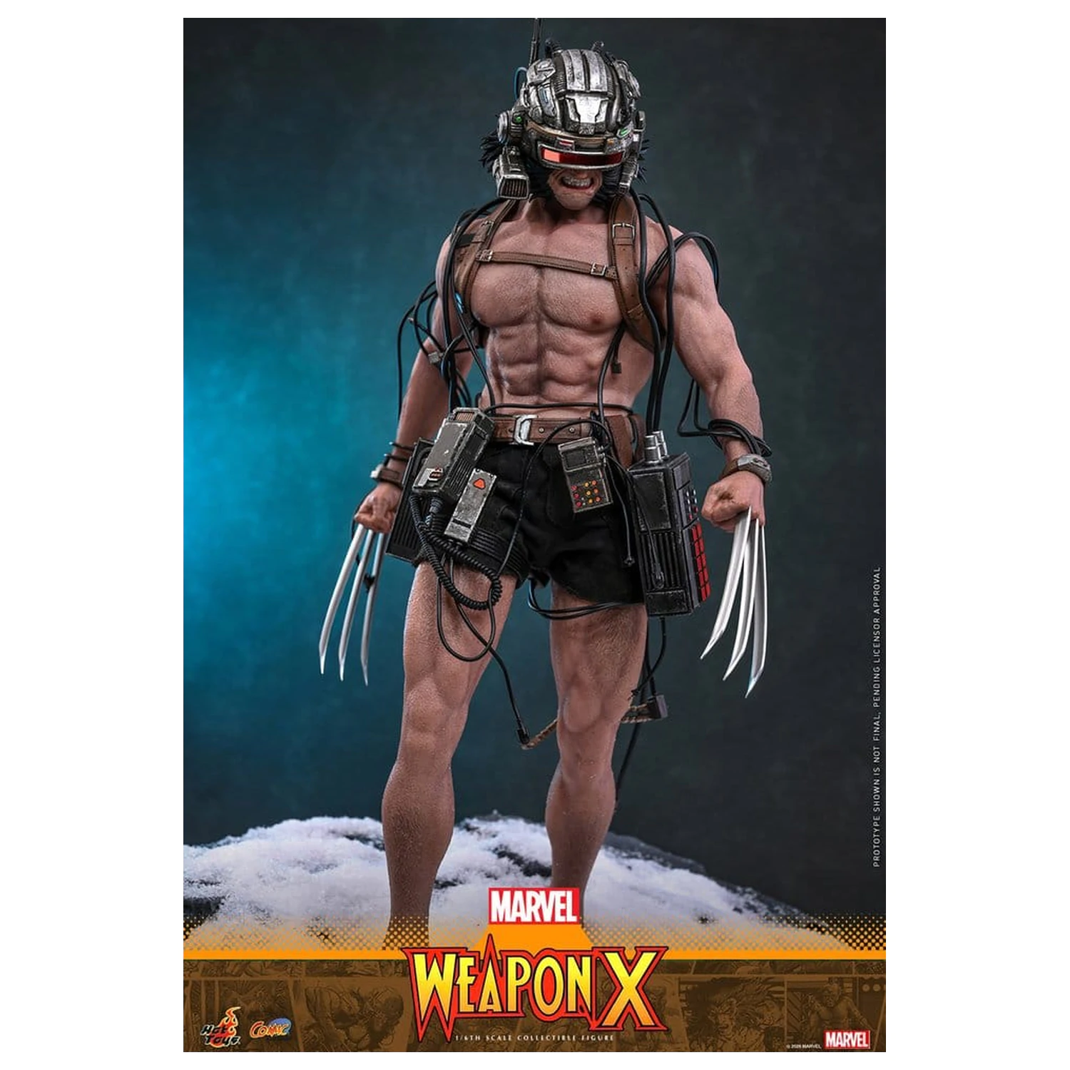 Marvel Comic Masterpiece akčná figúrka 1/6 Weapon X 31 cm produktová fotografia