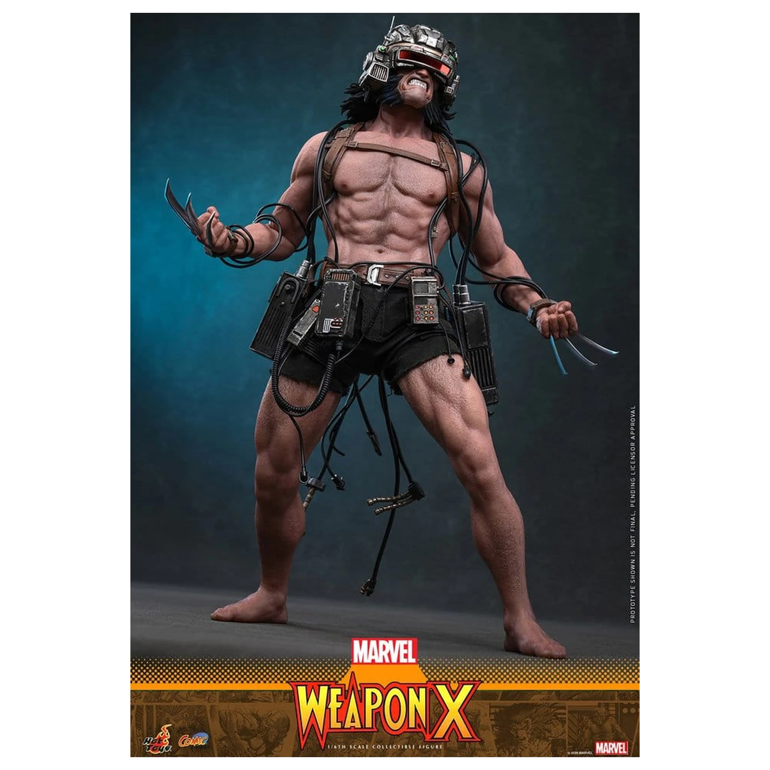 Marvel Comic Masterpiece akčná figúrka 1/6 Weapon X 31 cm produktová fotografia