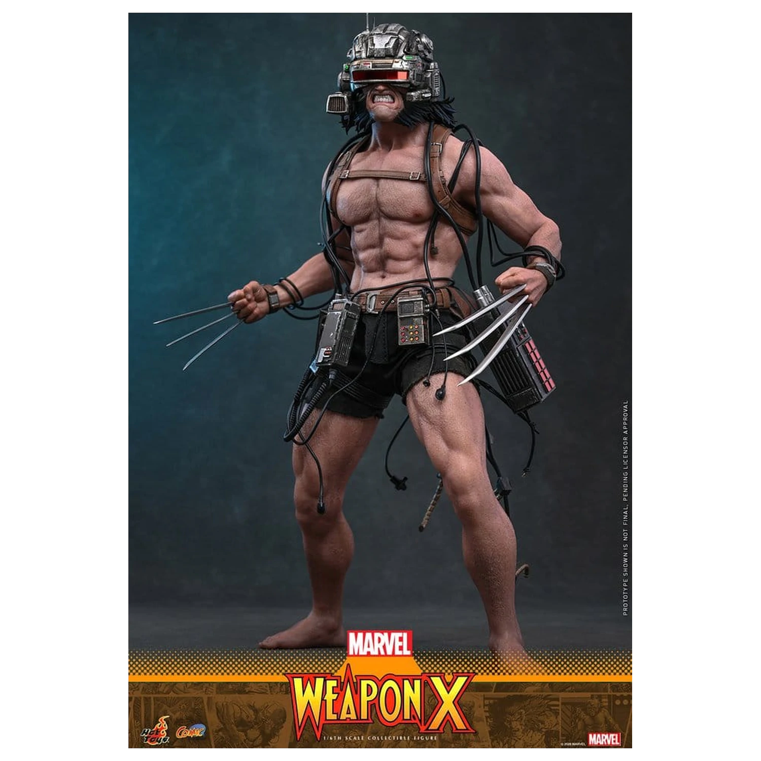 Marvel Comic Masterpiece akčná figúrka 1/6 Weapon X 31 cm produktová fotografia