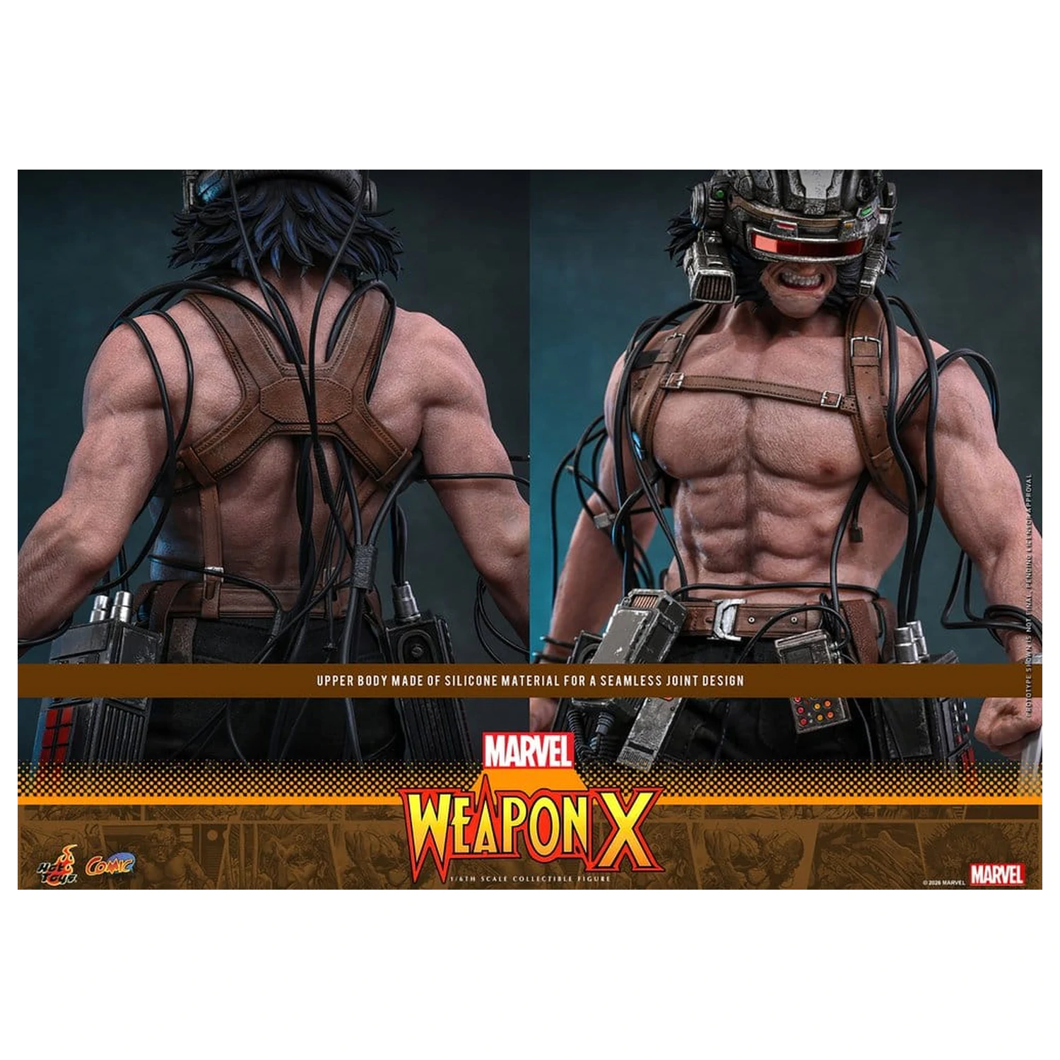 Marvel Comic Masterpiece akčná figúrka 1/6 Weapon X 31 cm produktová fotografia