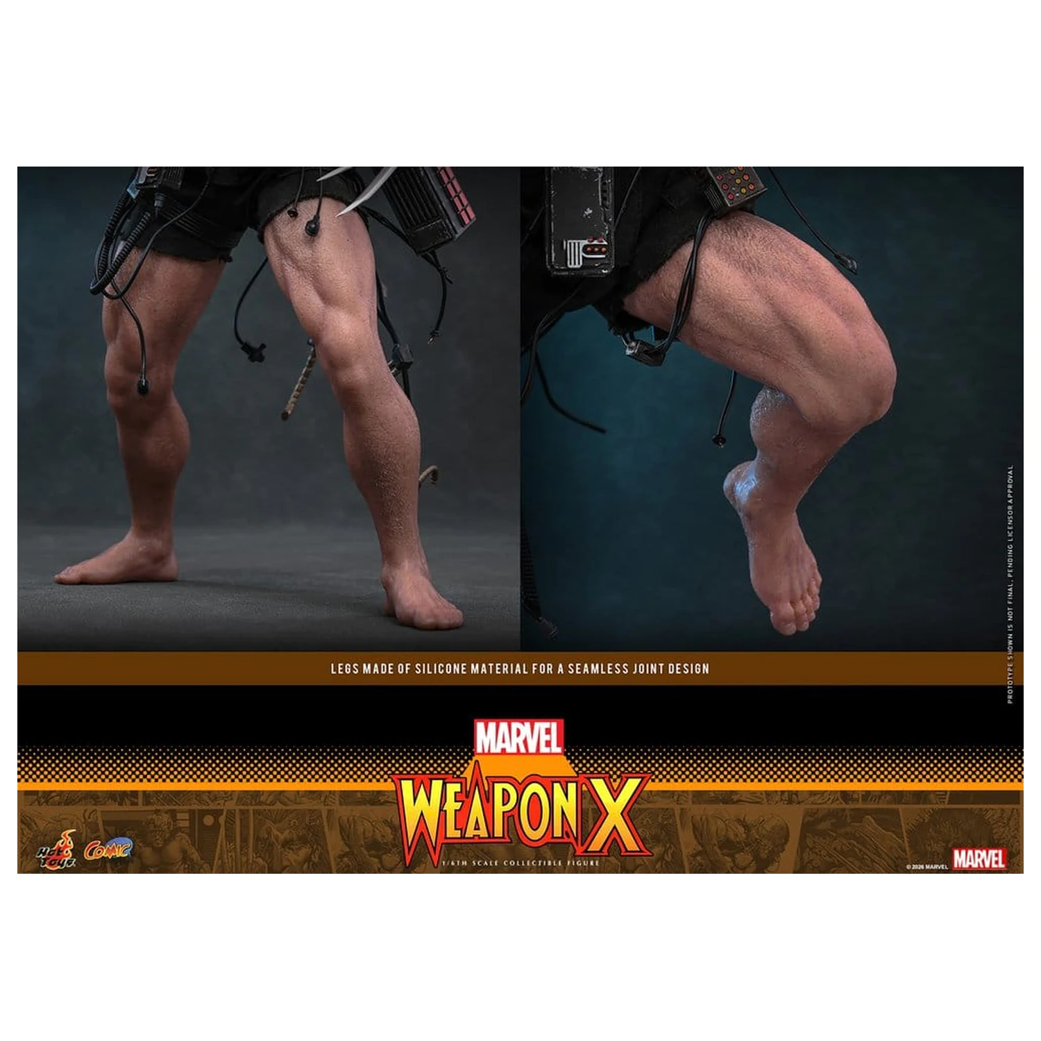 Marvel Comic Masterpiece akčná figúrka 1/6 Weapon X 31 cm produktová fotografia