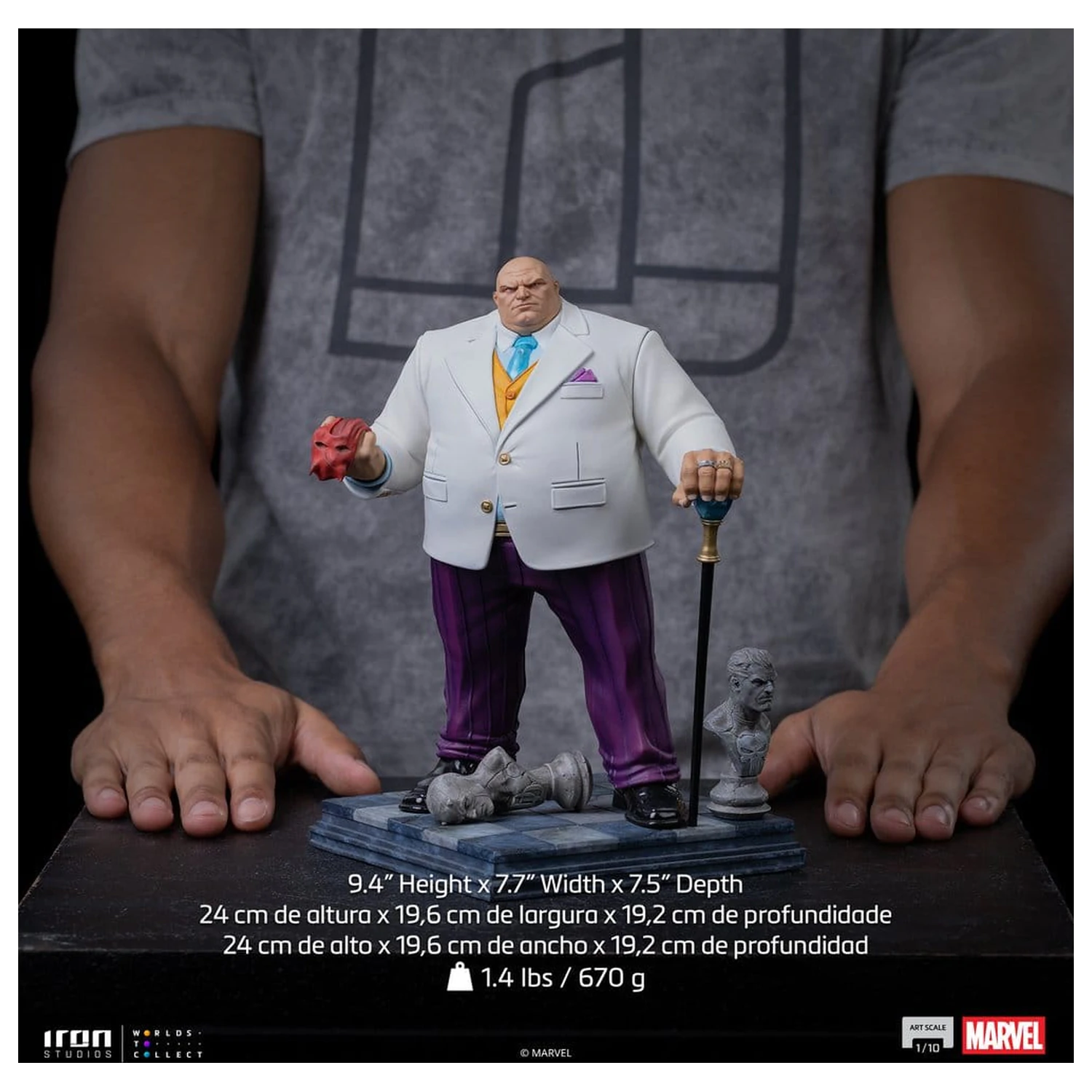 Marvel Comics Art Scale Socha 1/10 Kingpin 24 cm produktová fotografia