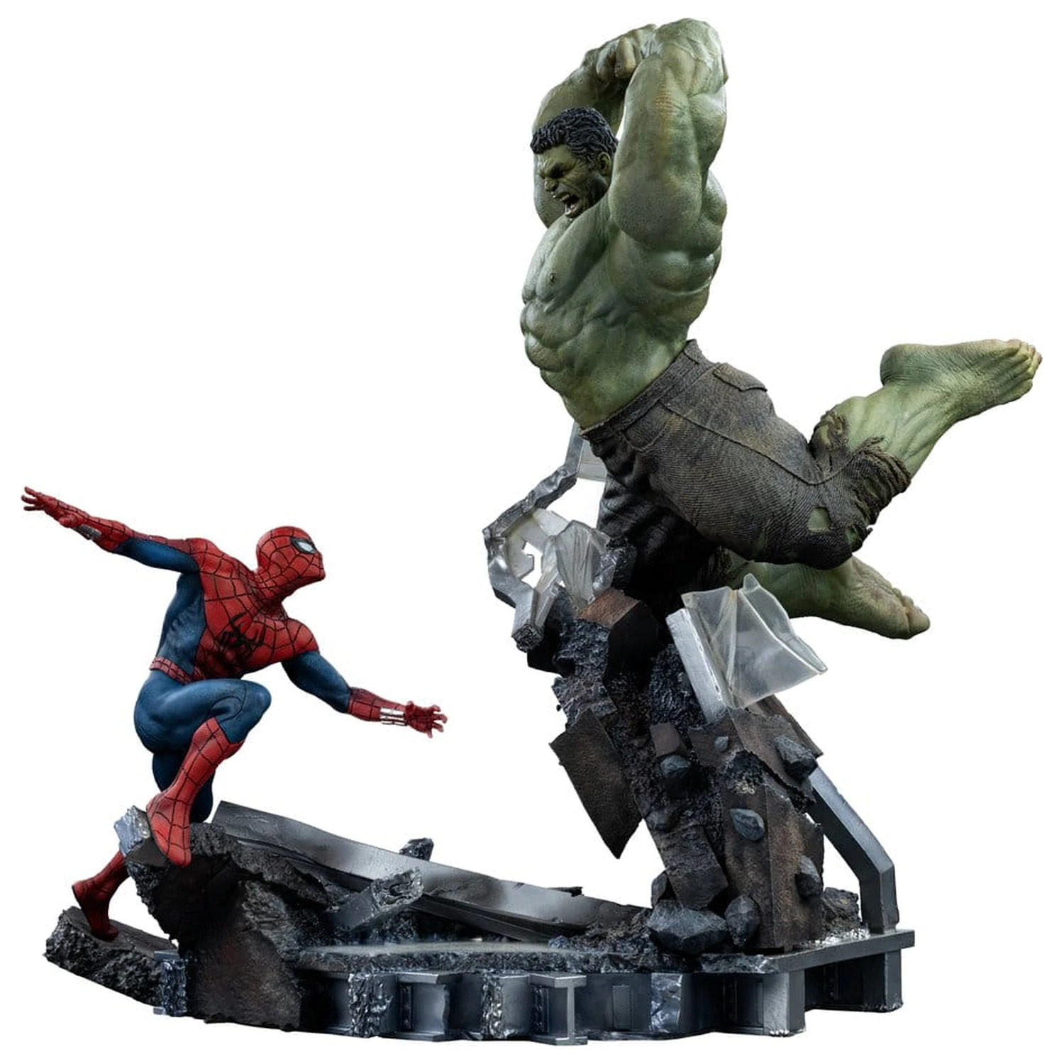Marvel Comics Art Scale Socha 1/10 Spider-Man vs Hulk 38 cm produktová fotografia