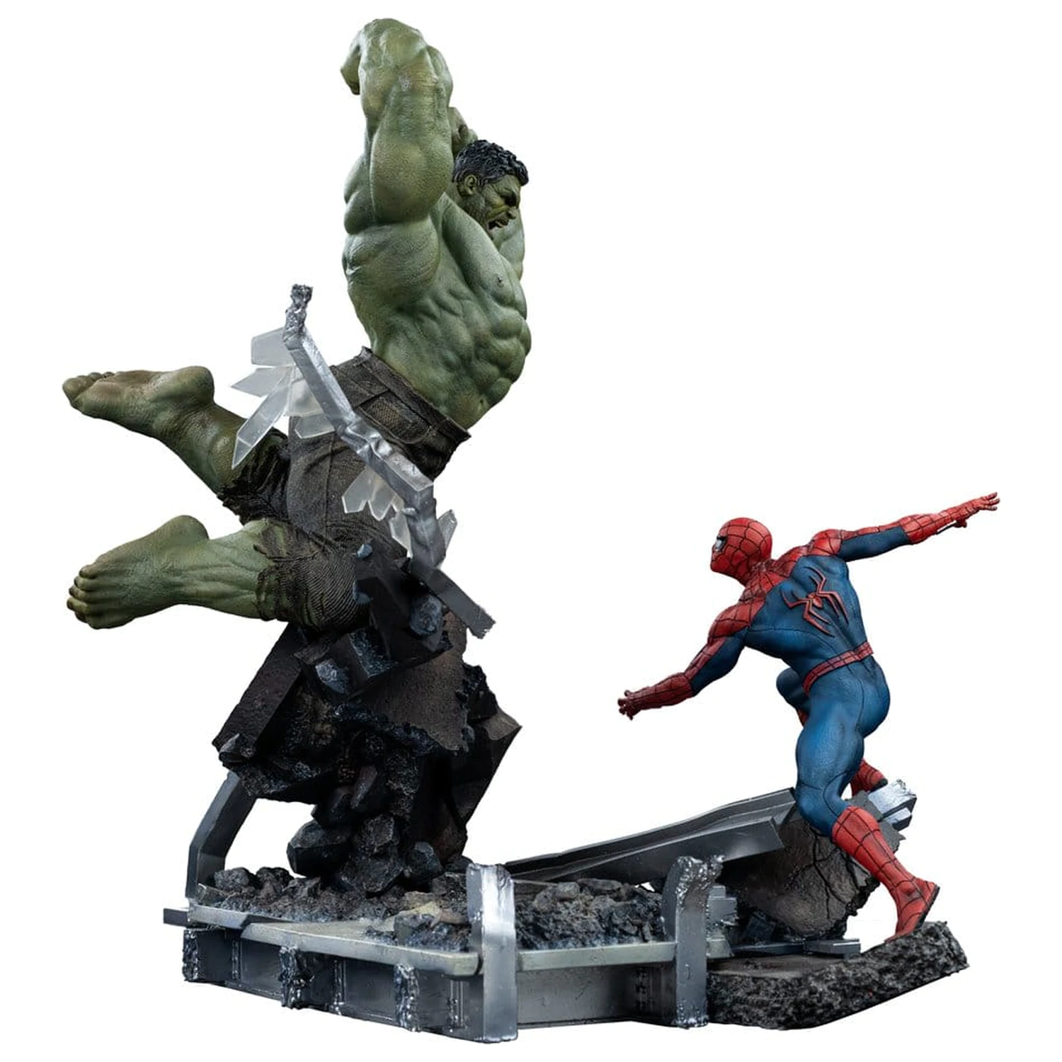 Marvel Comics Art Scale Socha 1/10 Spider-Man vs Hulk 38 cm produktová fotografia