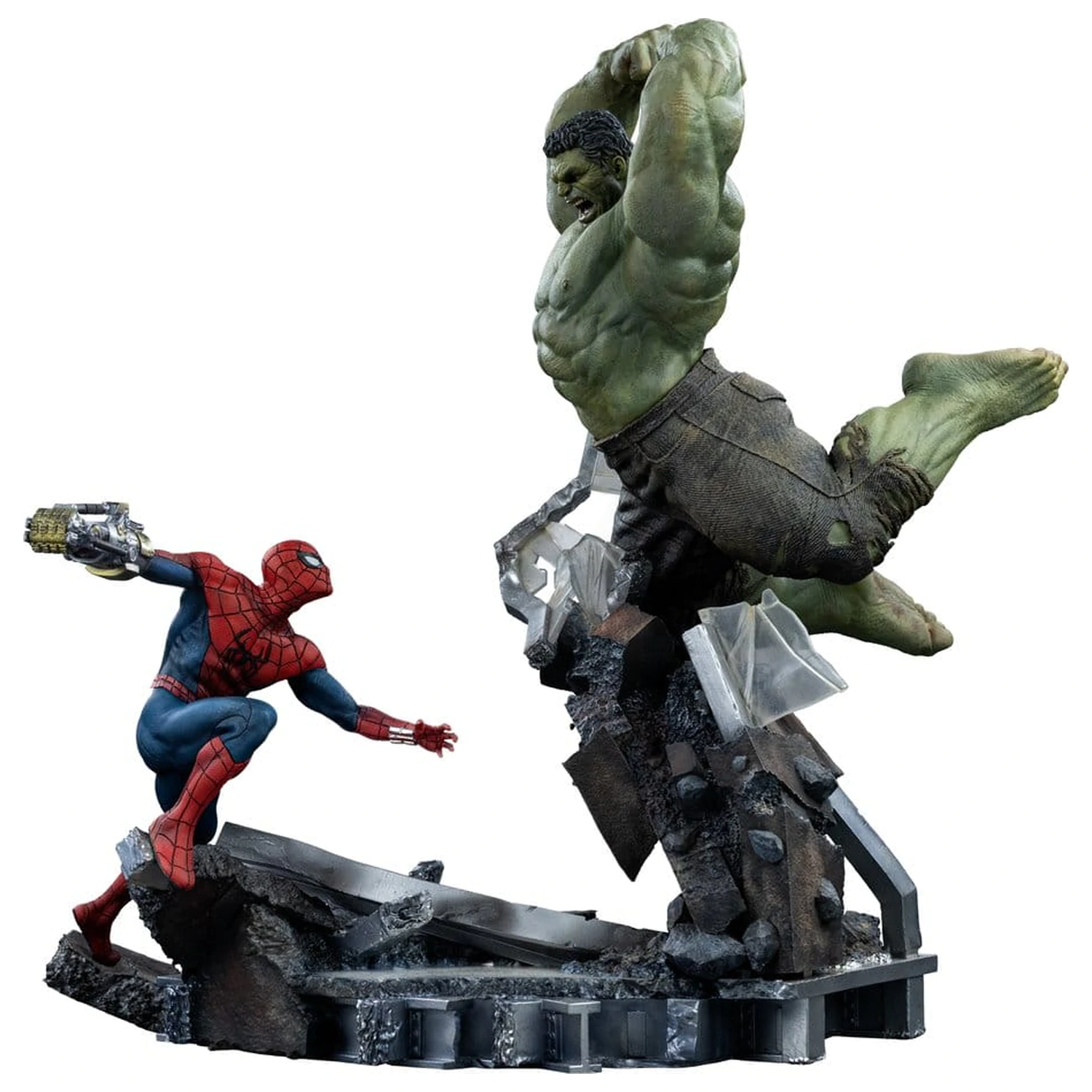 Marvel Comics Art Scale Socha 1/10 Spider-Man vs Hulk 38 cm produktová fotografia