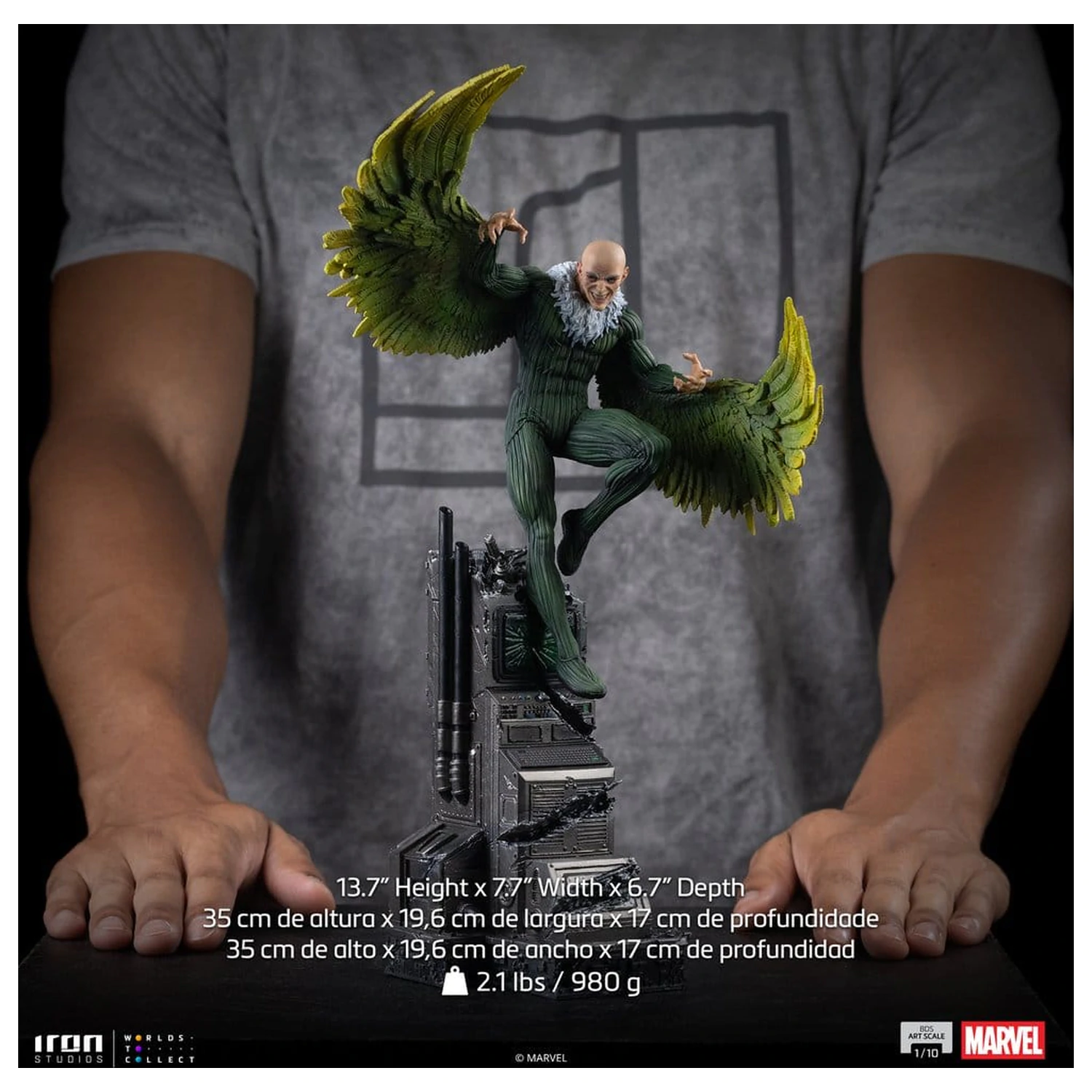 Marvel Comics BDS Art Scale Socha 1/10 Vulture (Spider-Man vs Villains Diorama) 35 cm produktová fotografia