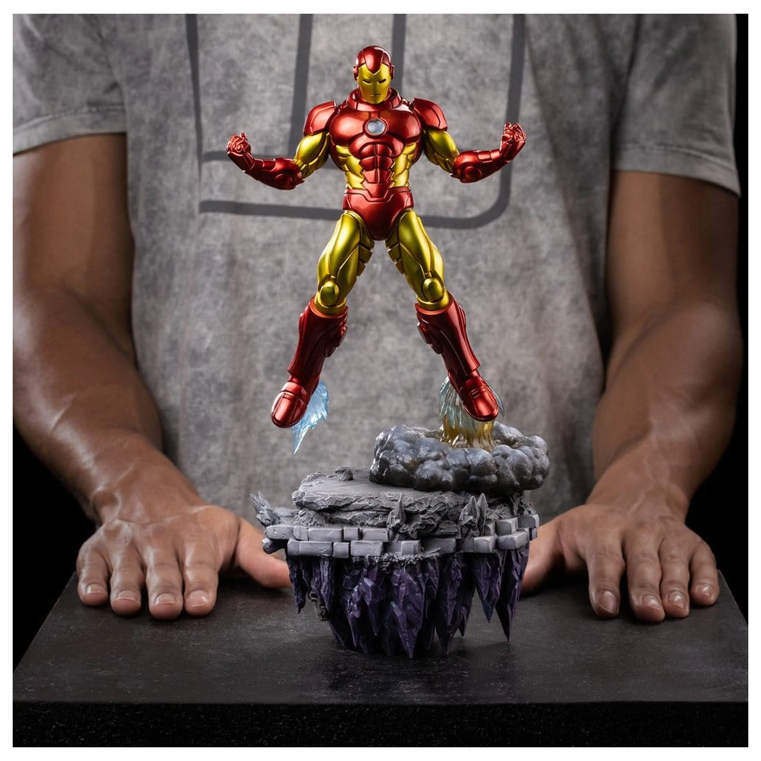 Marvel Comics BDS Art Scale Socha 1/10 Iron Man Deluxe 33 cm produktová fotografia