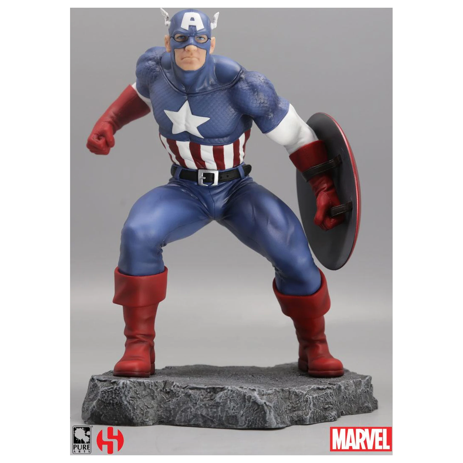 Marvel Comics Civil War socha 1/8 Captain America 22 cm produktová fotografia