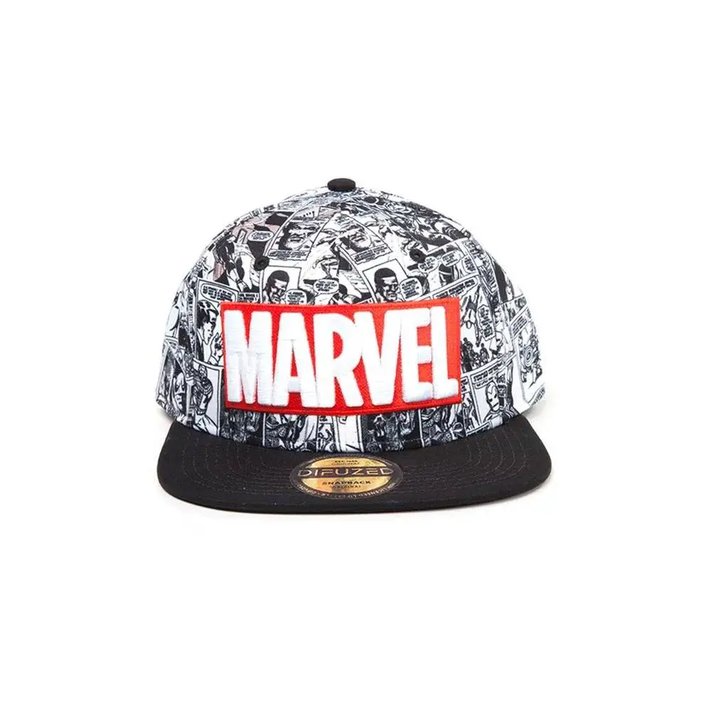 Marvel Comics Snapback Šiltovka Classic Red & White Logo produktová fotografia