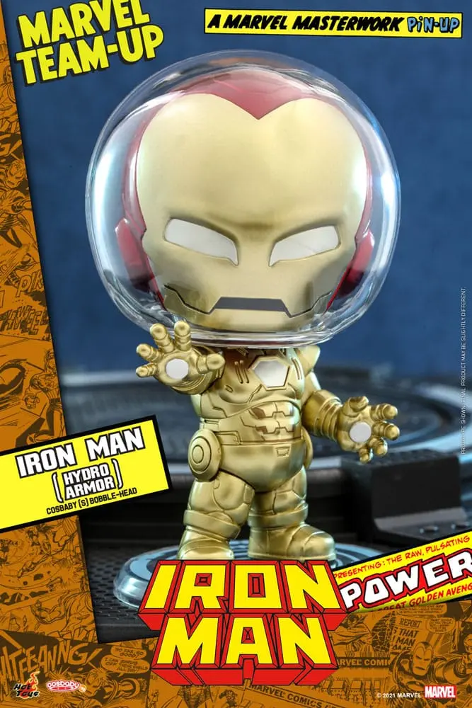 Marvel Comics Cosbaby (S) mini postavička Iron Man (Hydro brnenie) 10 cm termékfotó