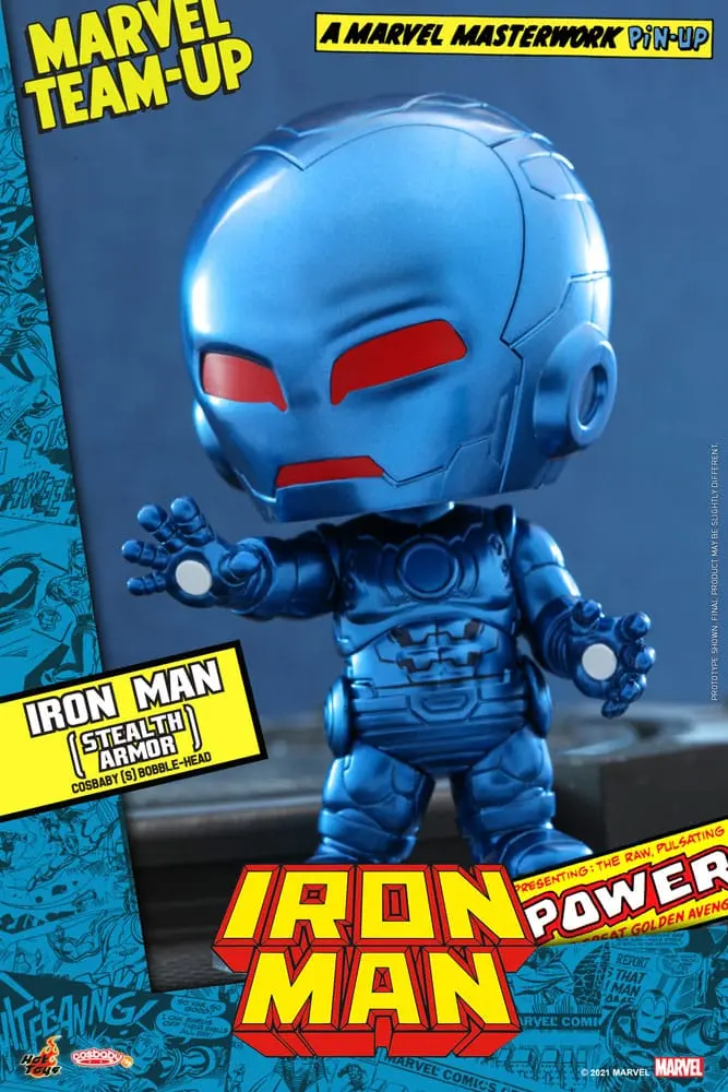 Marvel Comics Cosbaby (S) Mini figúrka Iron Man (Stealth Armor) 10 cm termékfotó