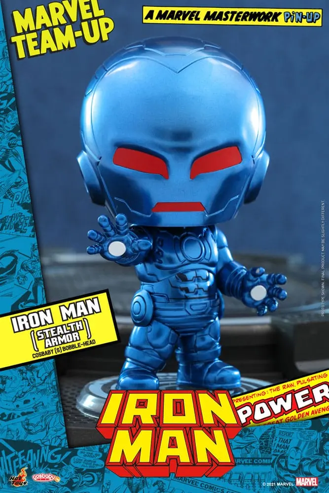 Marvel Comics Cosbaby (S) Mini figúrka Iron Man (Stealth Armor) 10 cm termékfotó