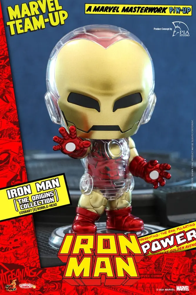 Marvel Comics Cosbaby (S) Mini figúrka Iron Man (The Origins Collection) 10 cm produktová fotografia