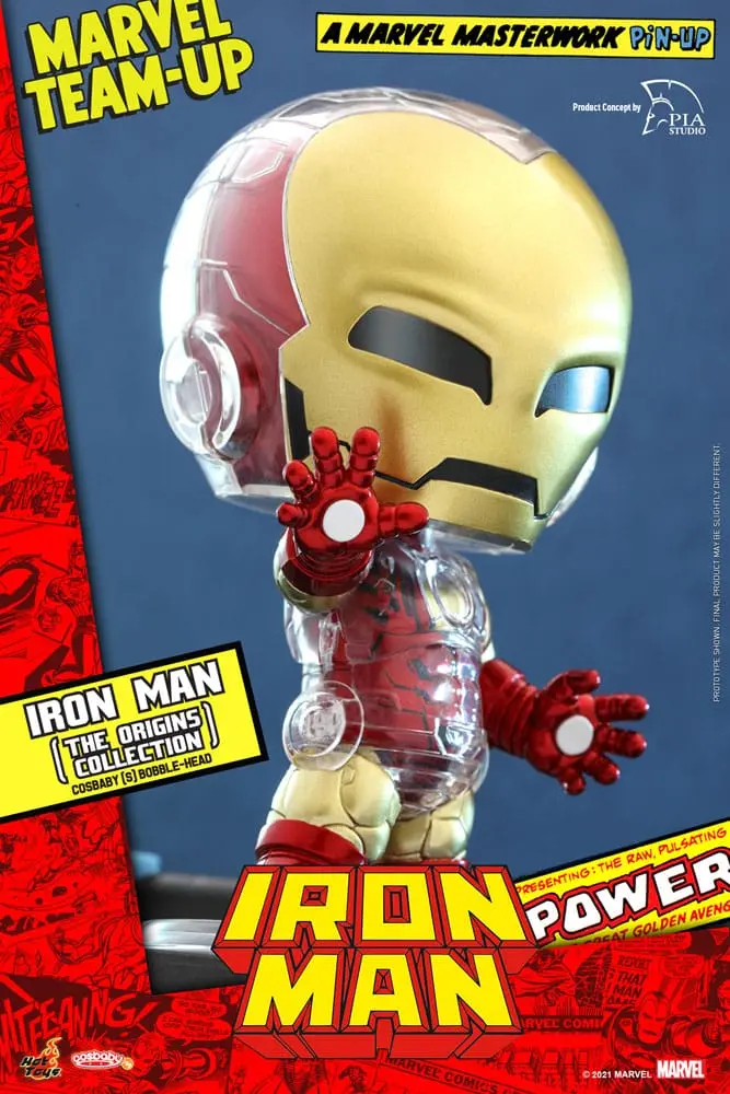 Marvel Comics Cosbaby (S) Mini figúrka Iron Man (The Origins Collection) 10 cm produktová fotografia