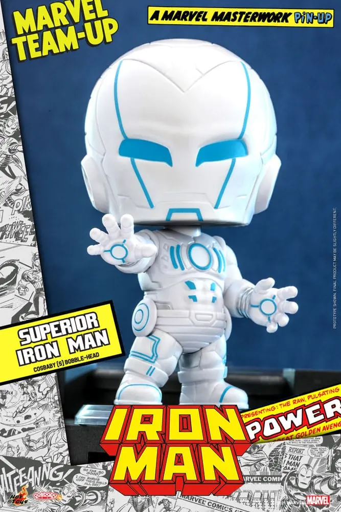 Marvel Comics Cosbaby (S) Mini figúrka Superior Iron Man 10 cm termékfotó