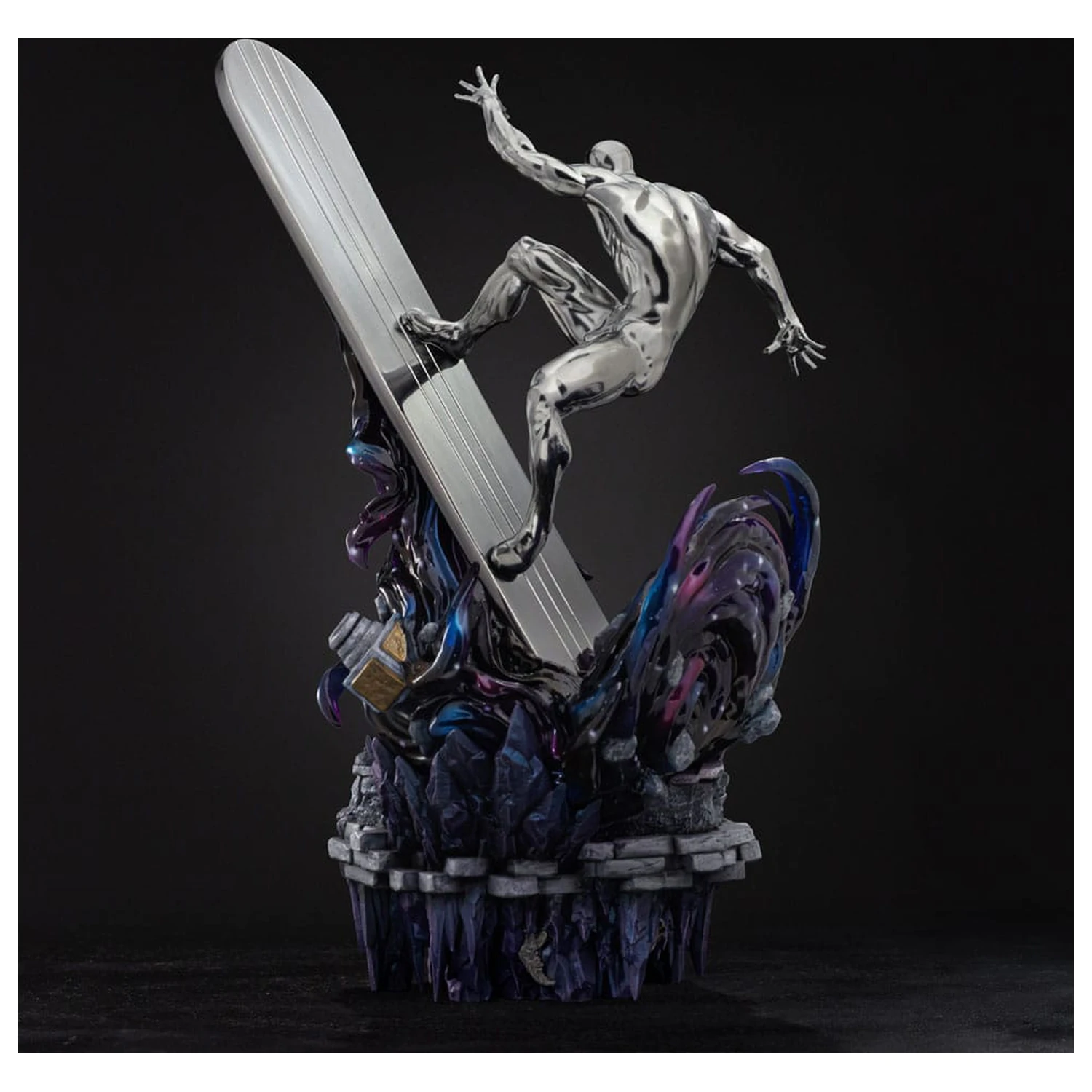 Marvel Comics Infinity Gauntlet Diorama Art Scale socha 1/10 Silver Surfer Deluxe 36 cm produktová fotografia