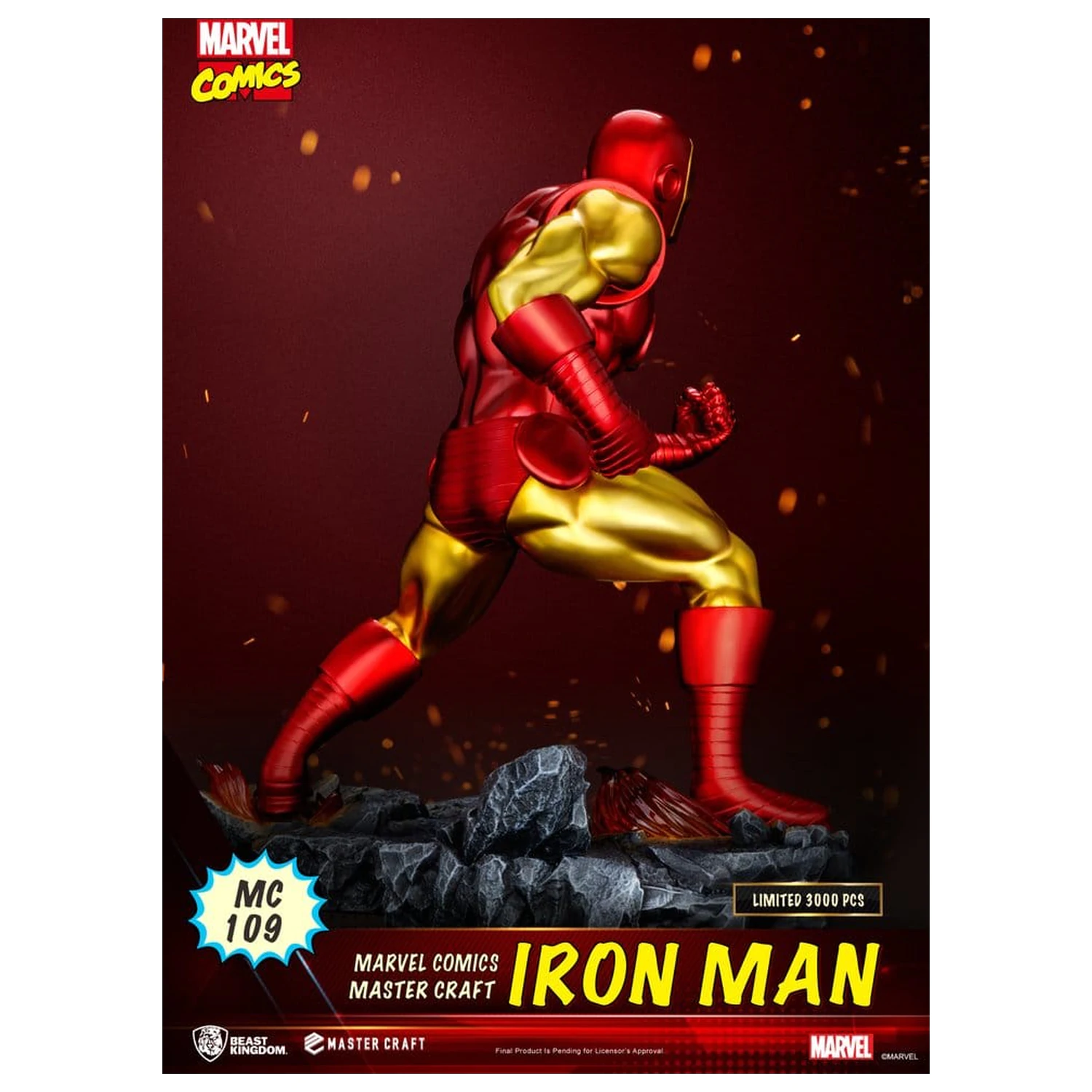 Marvel Comics Master Craft socha Iron Man 29 cm produktová fotografia