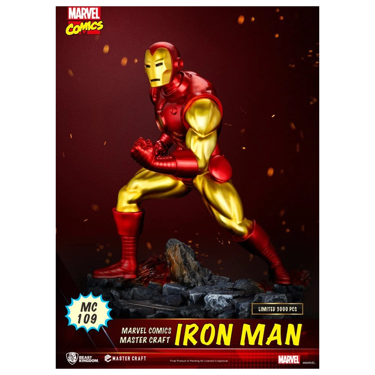 Marvel Comics Master Craft socha Iron Man 29 cm produktová fotografia