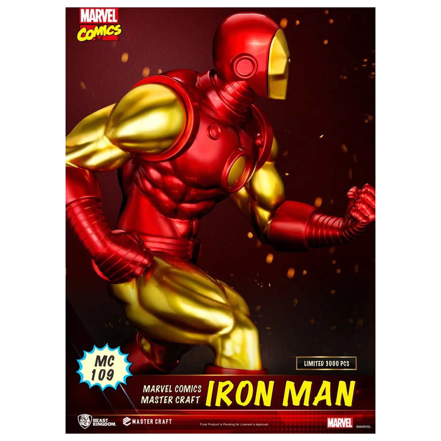 Marvel Comics Master Craft socha Iron Man 29 cm produktová fotografia