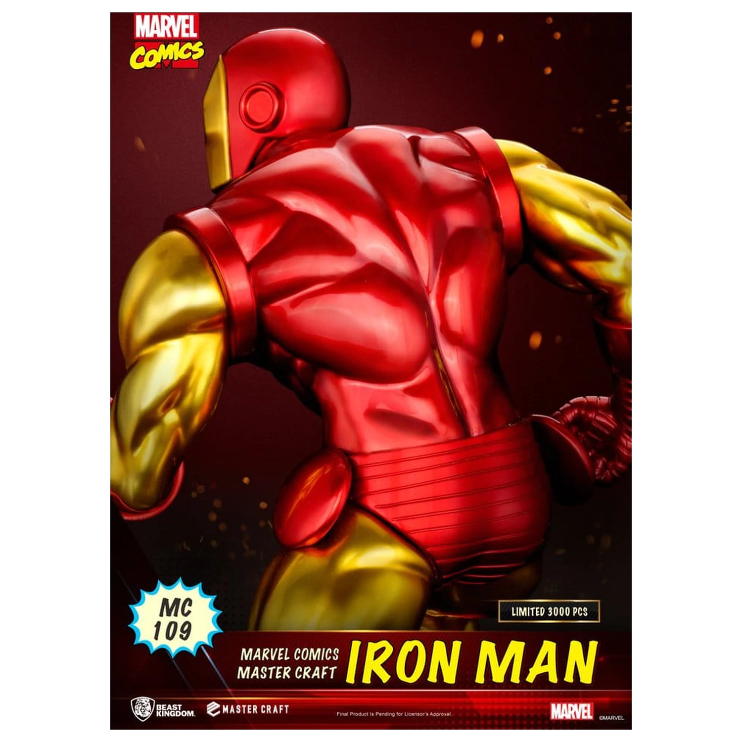 Marvel Comics Master Craft socha Iron Man 29 cm produktová fotografia