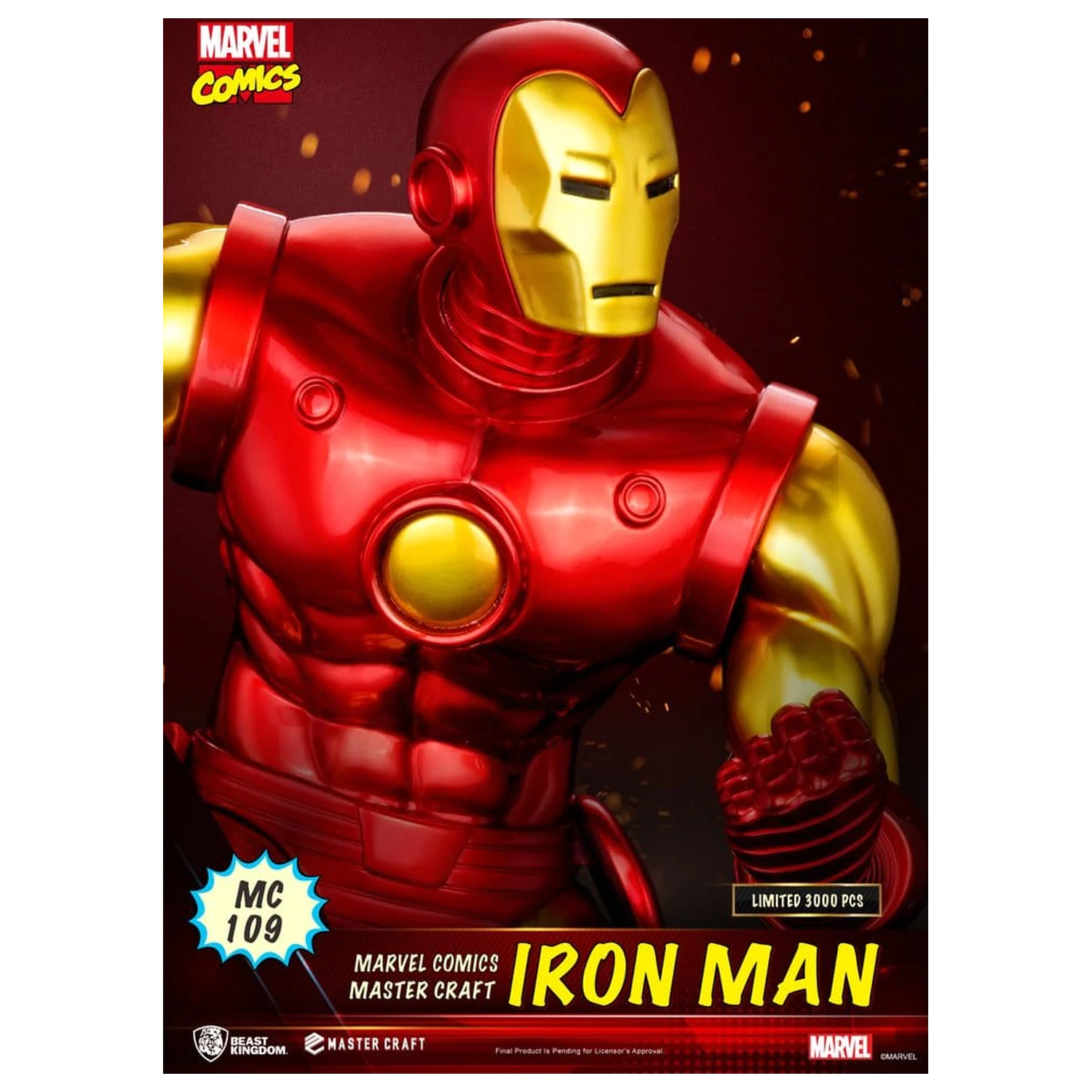 Marvel Comics Master Craft socha Iron Man 29 cm produktová fotografia