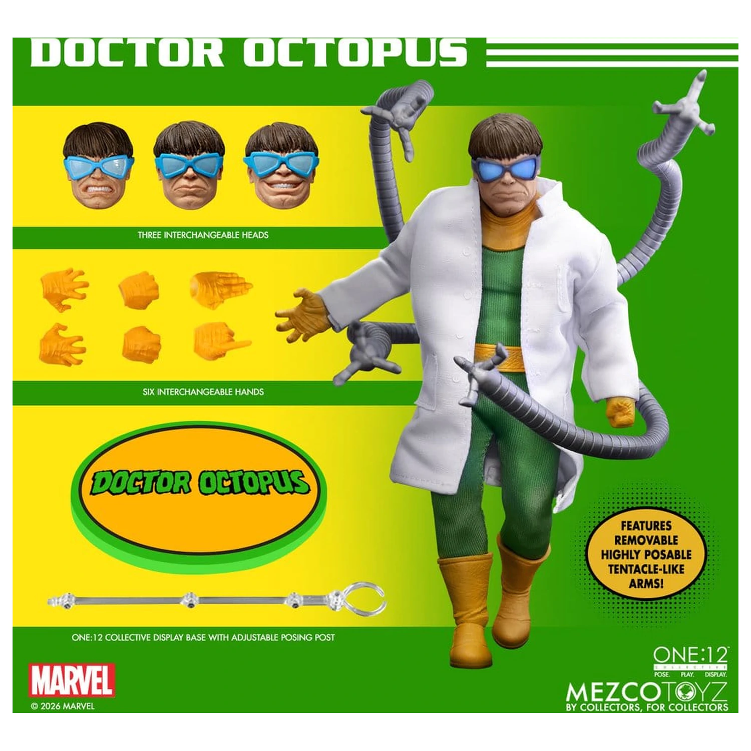 Marvel Comics One:12 Collective akčná figúrka 1/12 Doctor Octopus 16 cm produktová fotografia