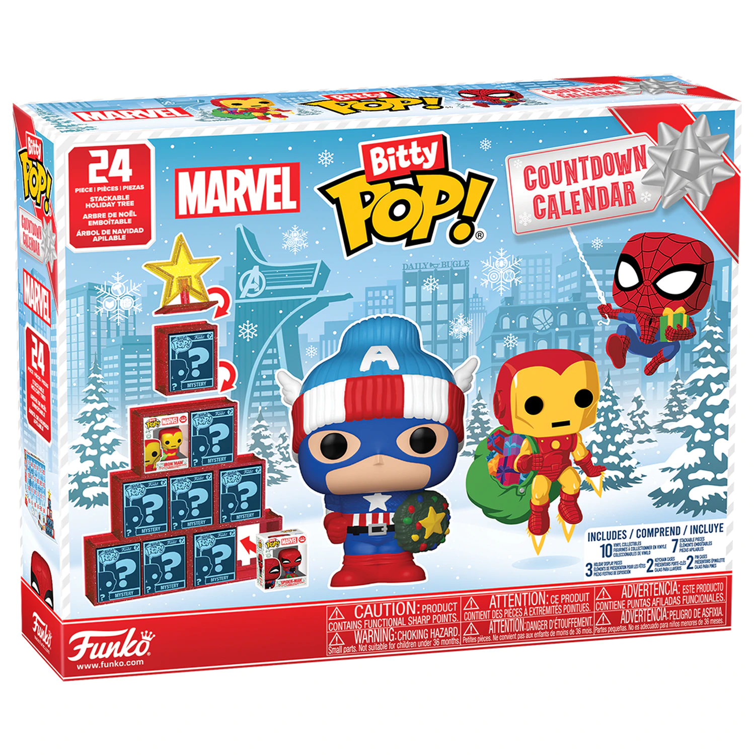 Marvel Comics Bitty Funko POP! Adventný kalendár produktová fotografia