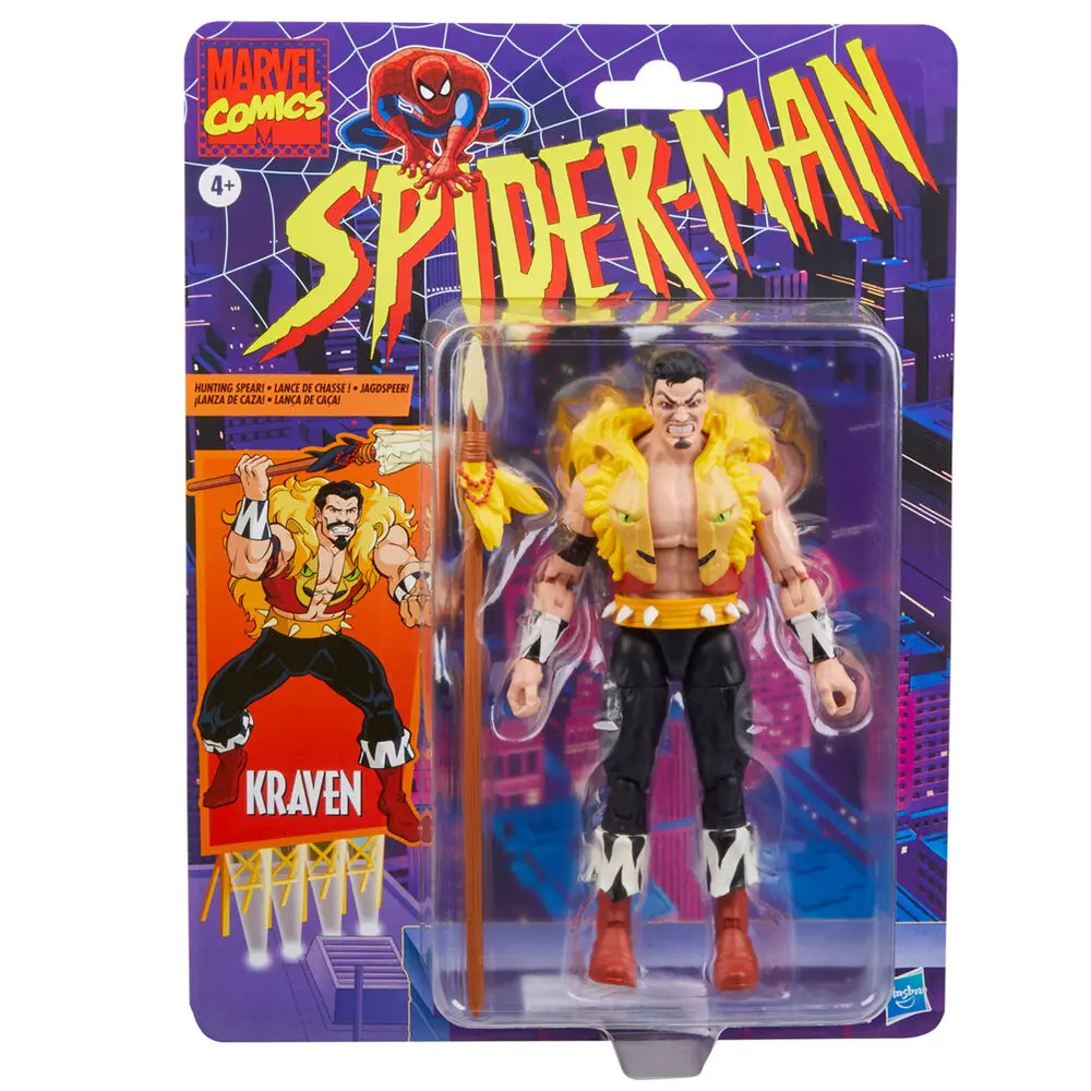 Marvel Comics Spiderman Kraven figúrka 15 cm termékfotó