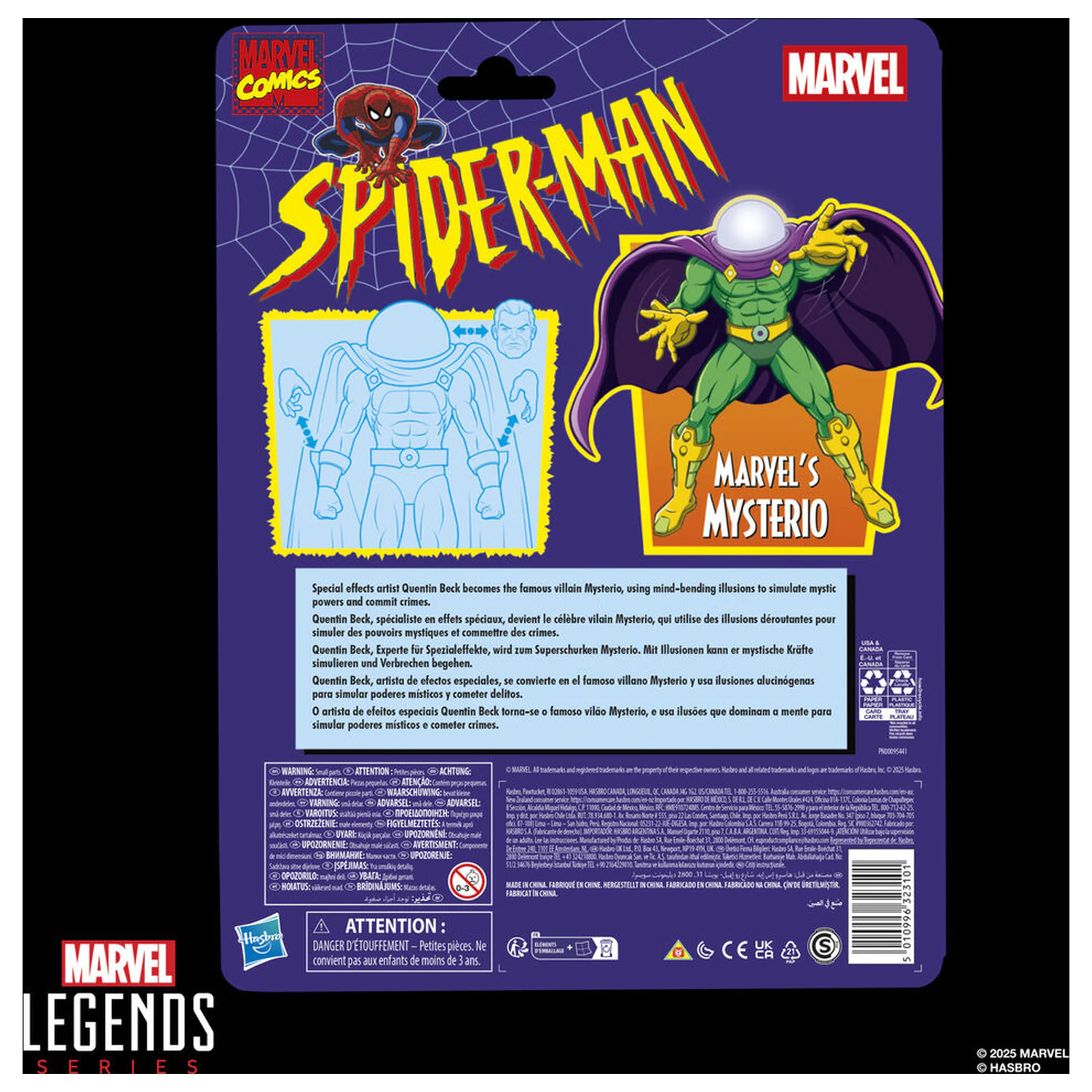 Marvel Comics Spider-Man Mysterio figúrka 15cm produktová fotografia