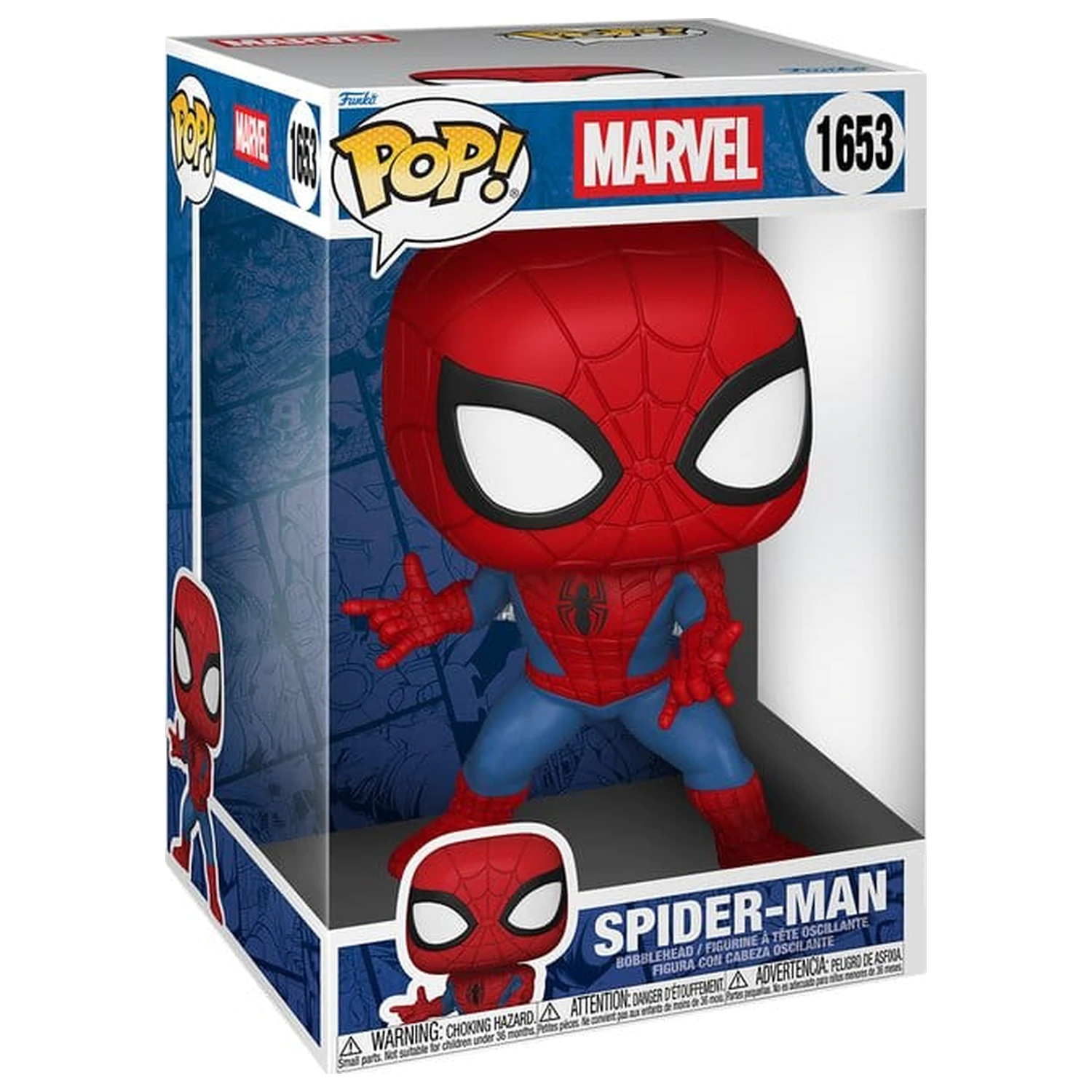 Marvel Comics Super Sized Jumbo Funko POP! Vinylová figúrka Spider-Man 25 cm produktová fotografia