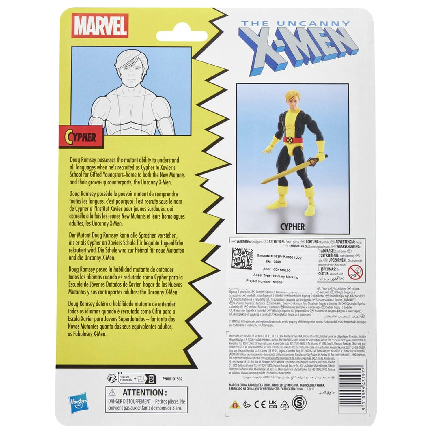 Marvel Comics The Uncanny X-Men Cypher figúrka 15cm produktová fotografia