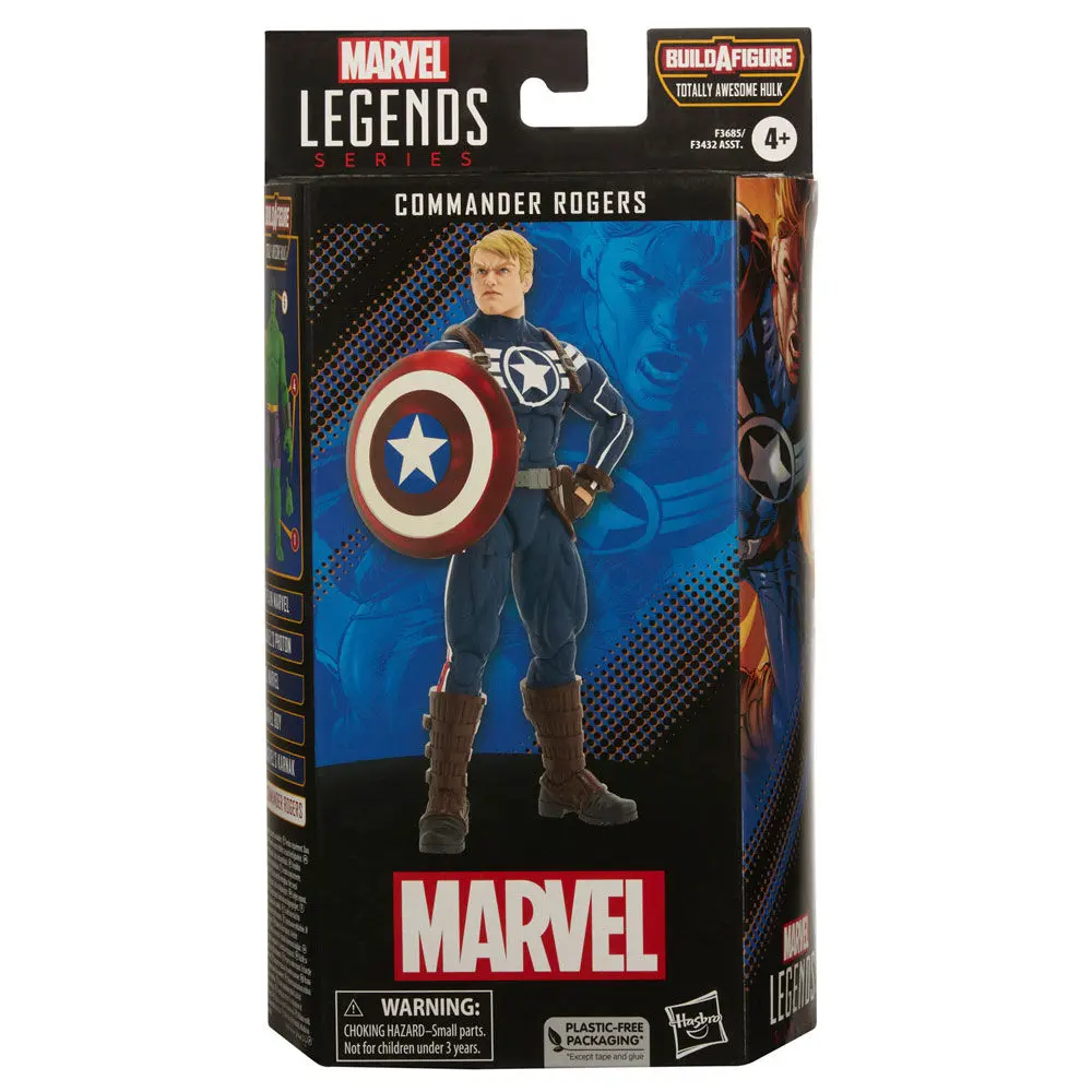 Marvel Legends Akčná Figúrka Commander Rogers (BAF: Totally Awesome Hulk) 15 cm produktová fotografia