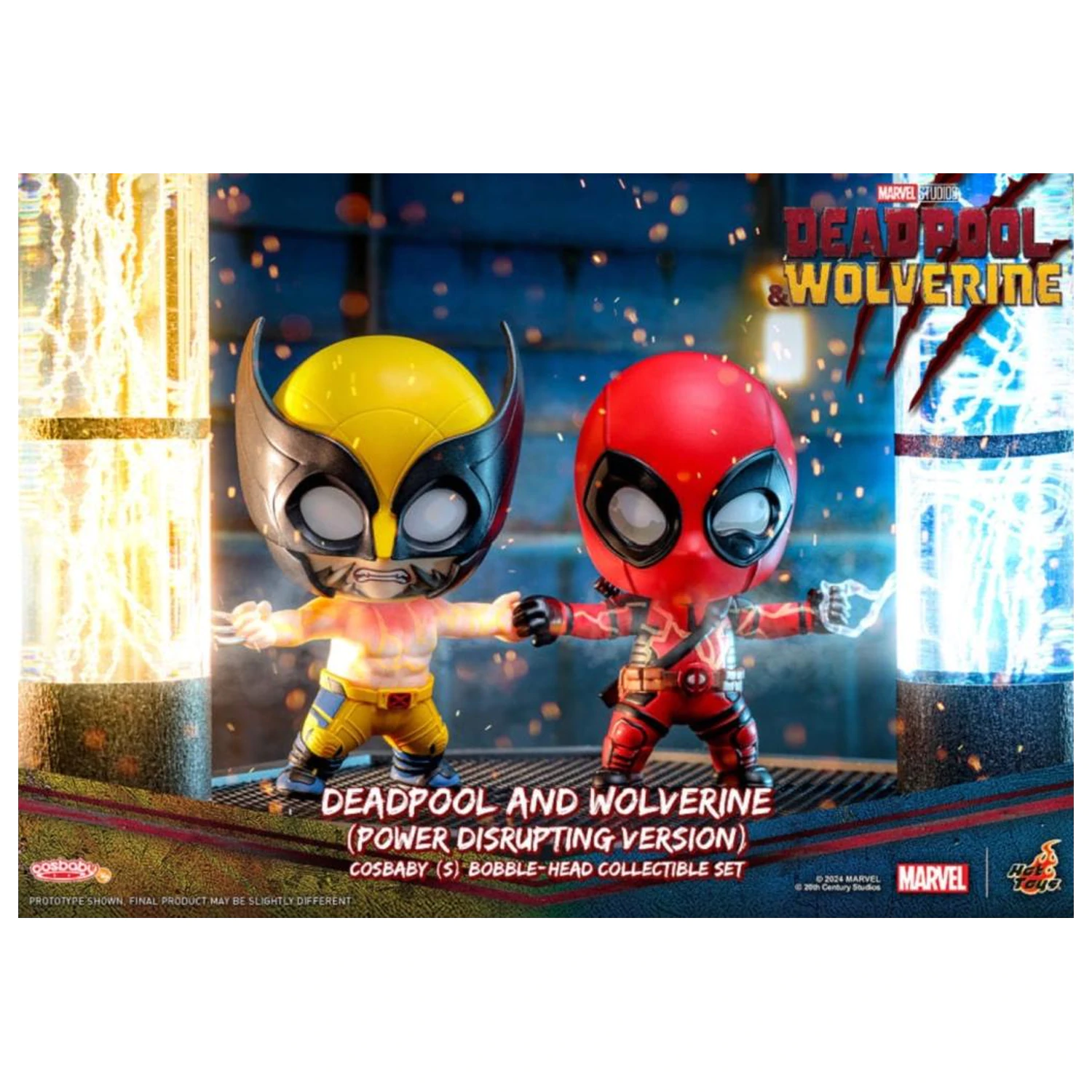 Marvel Cosbaby Wave 3 Deadpool & Wolverine Power Disrupting produktová fotografia