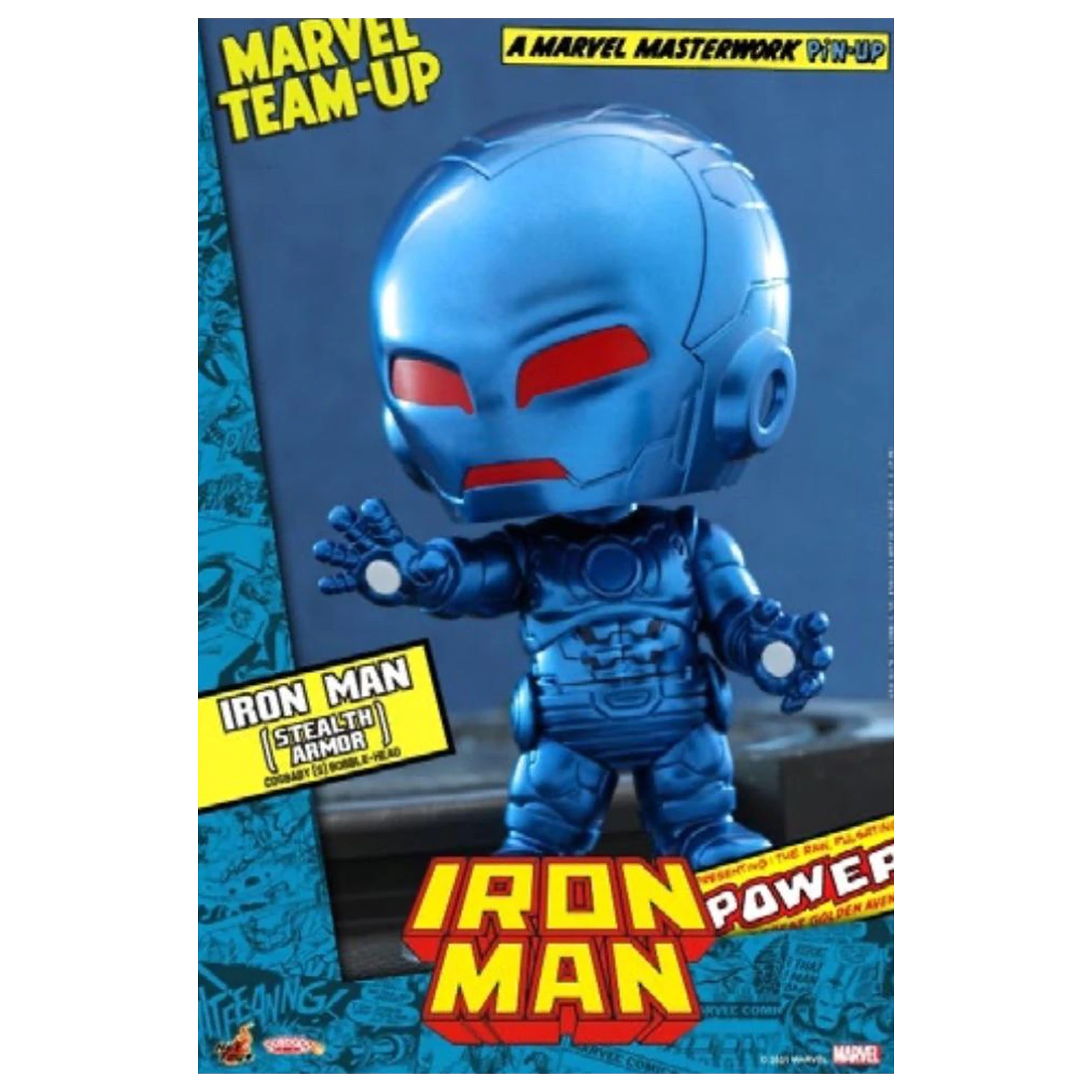 Marvel Cosbaby Wave 3 Iron Man Stealth Armor produktová fotografia
