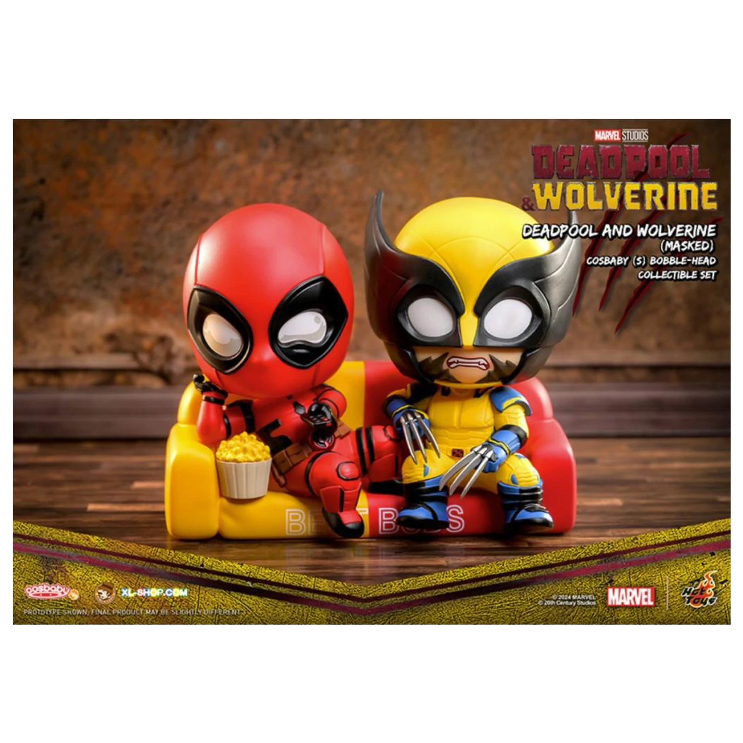 Marvel Cosbaby Wave 5 Deadpool & Wolverine Masked produktová fotografia