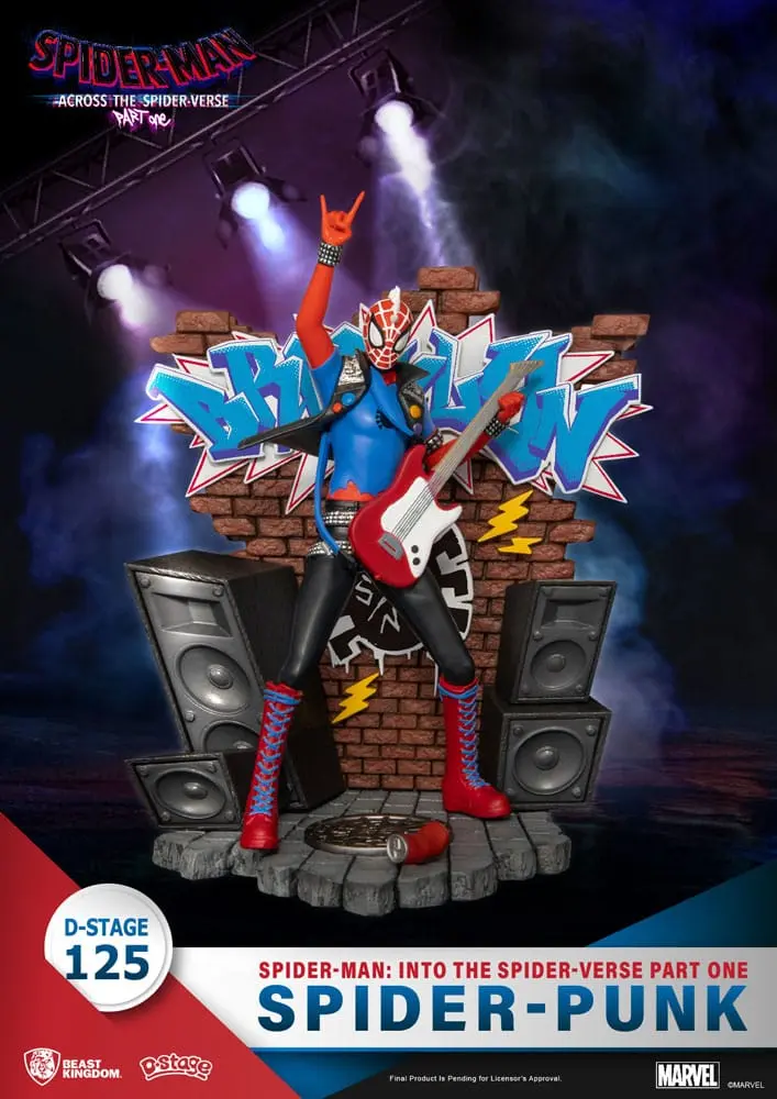 Marvel D-Stage PVC Dioráma Spider-Man: Across the Spider-Verse Part One-Spider-Punk 15 cm produktová fotografia