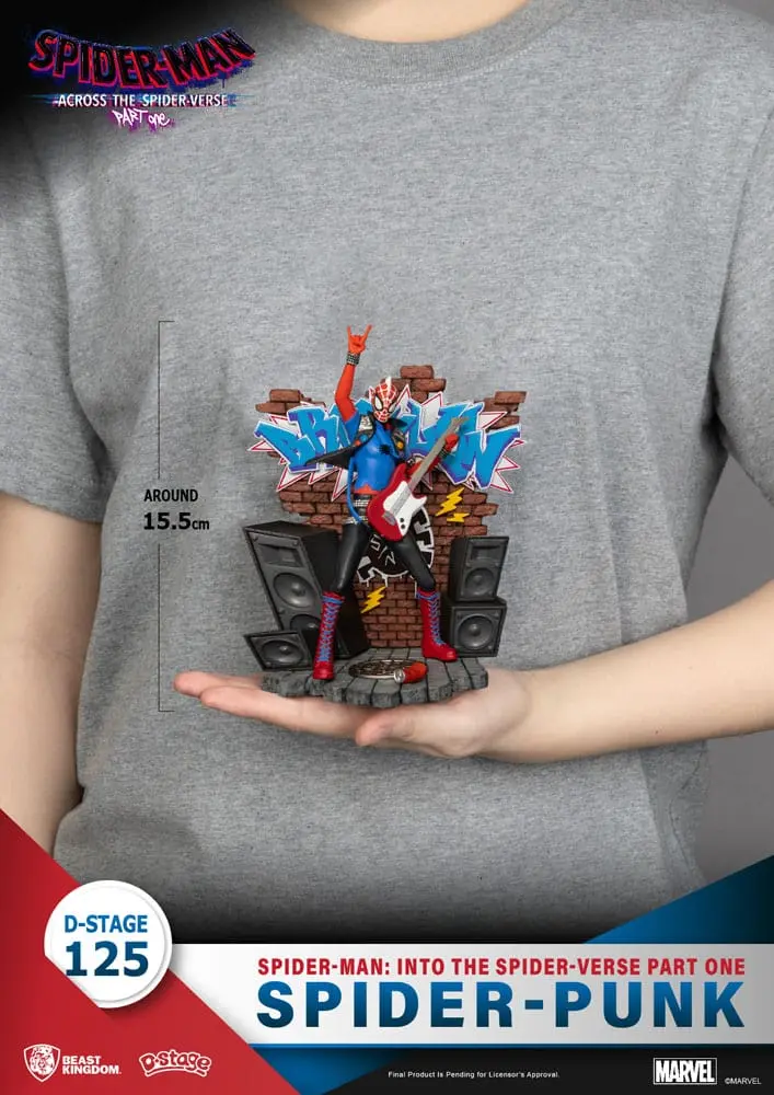 Marvel D-Stage PVC Dioráma Spider-Man: Across the Spider-Verse Part One-Spider-Punk 15 cm produktová fotografia